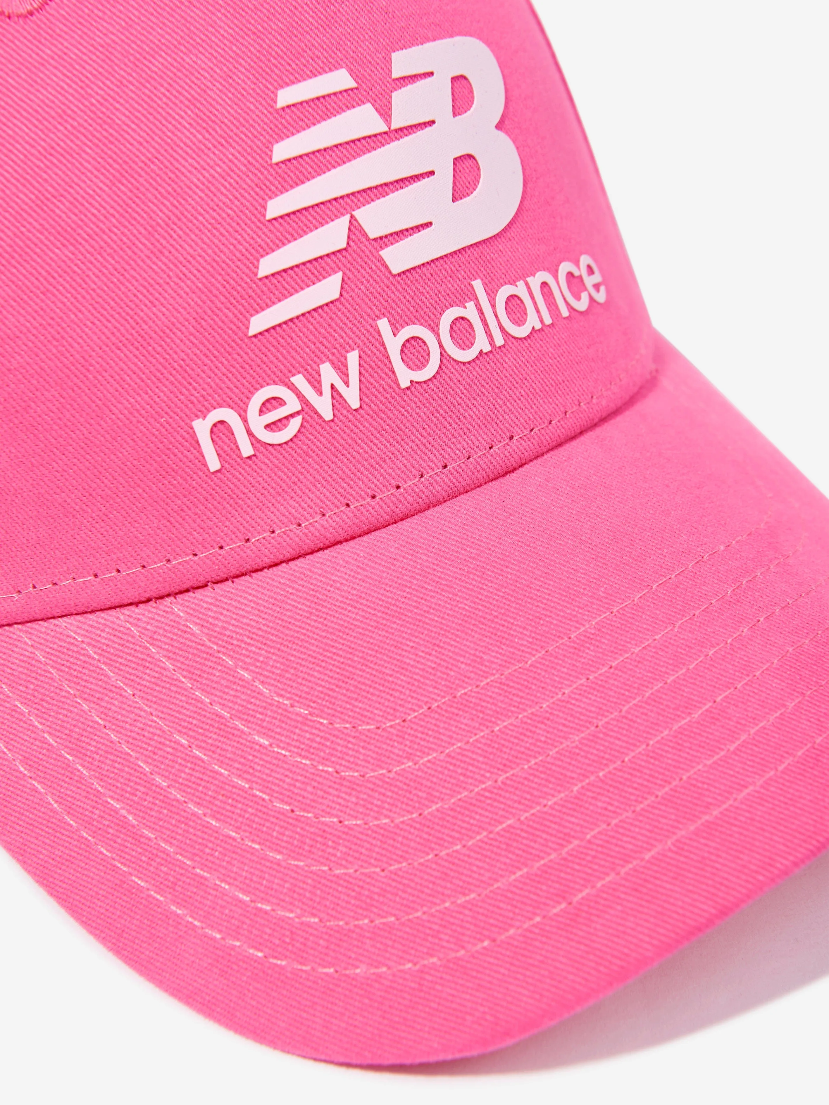 New Balance Girls Small Logo Cap in Pink