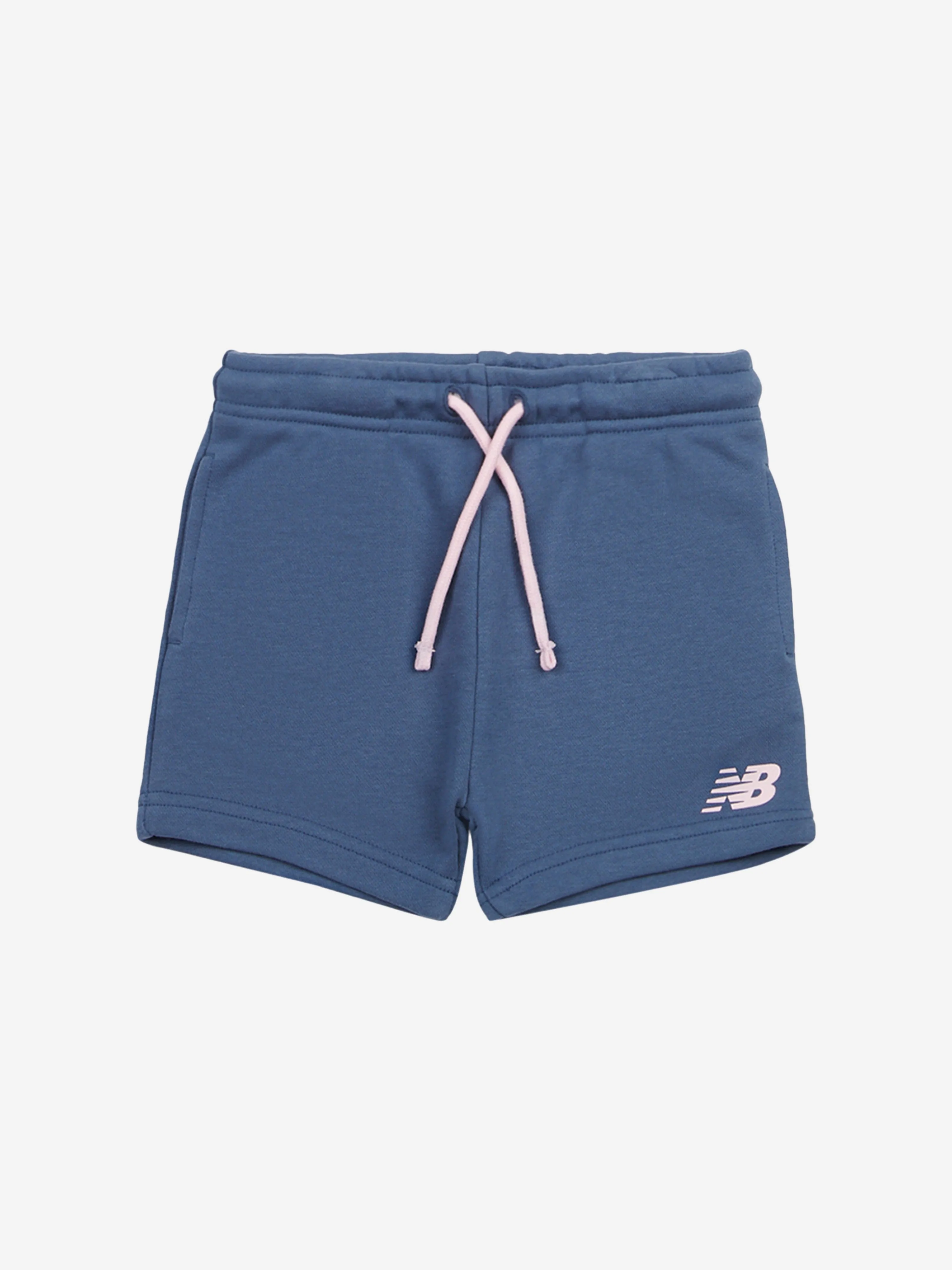 New Balance Girls T-Shirt and French Terry Shorts Set in Pink