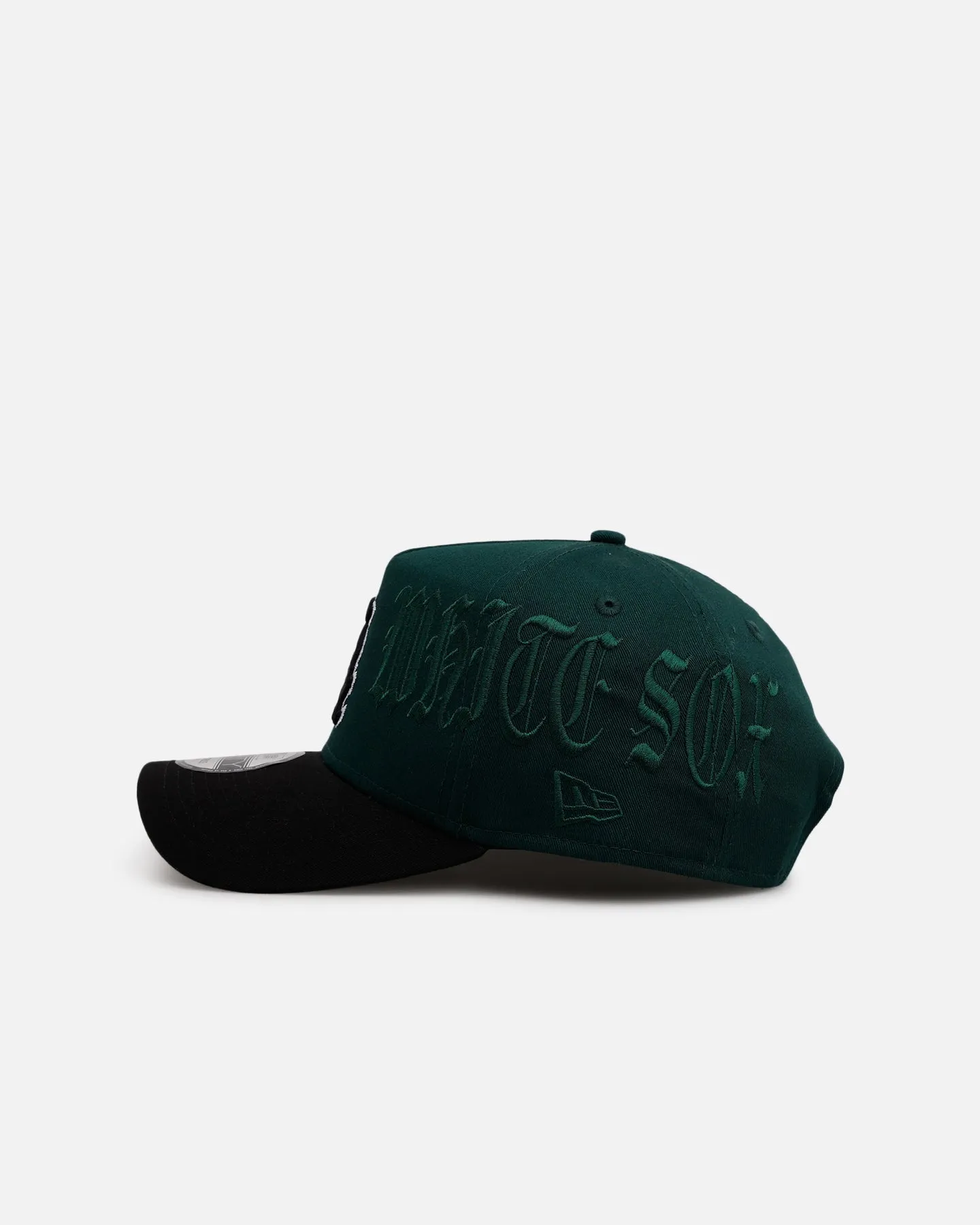 New Era Chicago White Sox 'Gothic Script Two Tone' 9FORTY A-Frame Snapback Dark Green/Black
