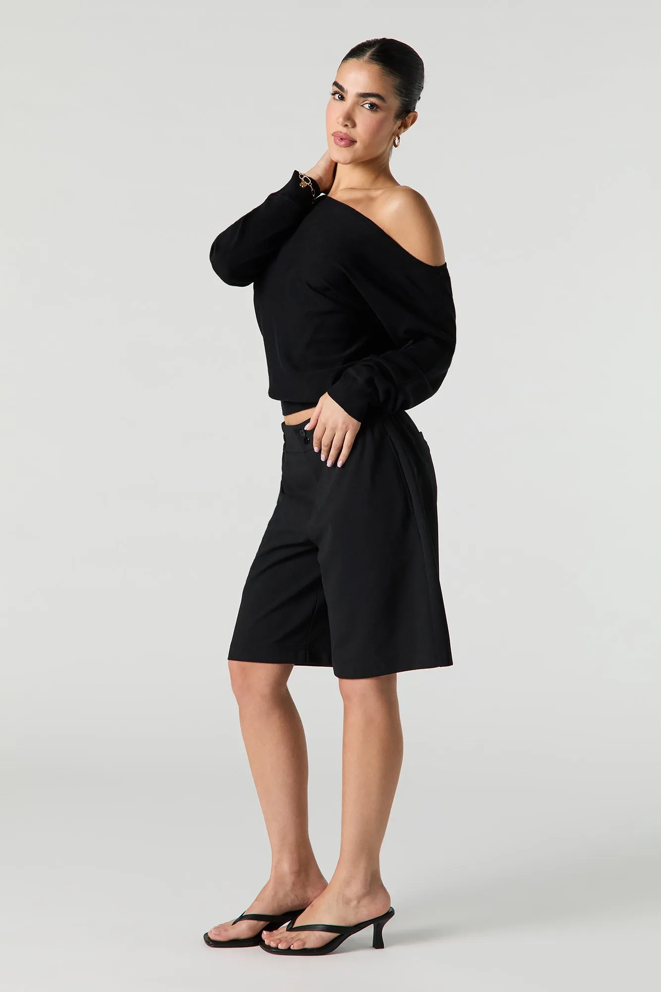 Off Shoulder Sweater