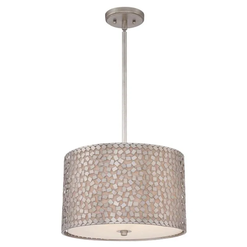 Old Silver Confetti Pendant | Assorted Sizes