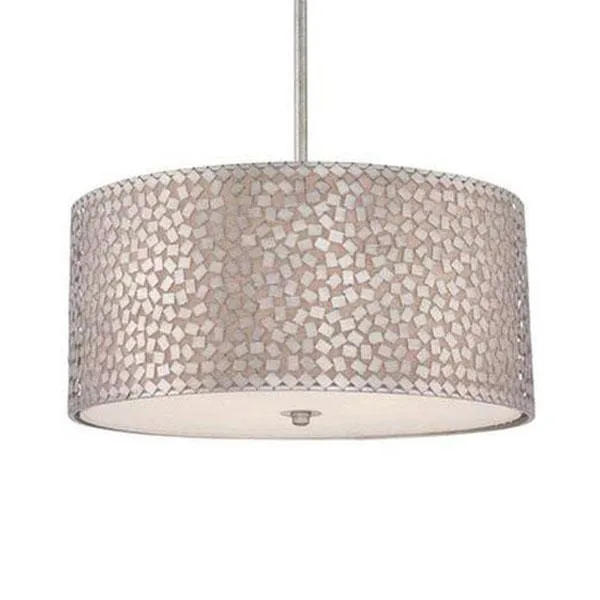 Old Silver Confetti Pendant | Assorted Sizes