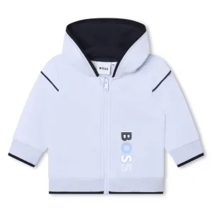 Pale Blue Logo Zip Up