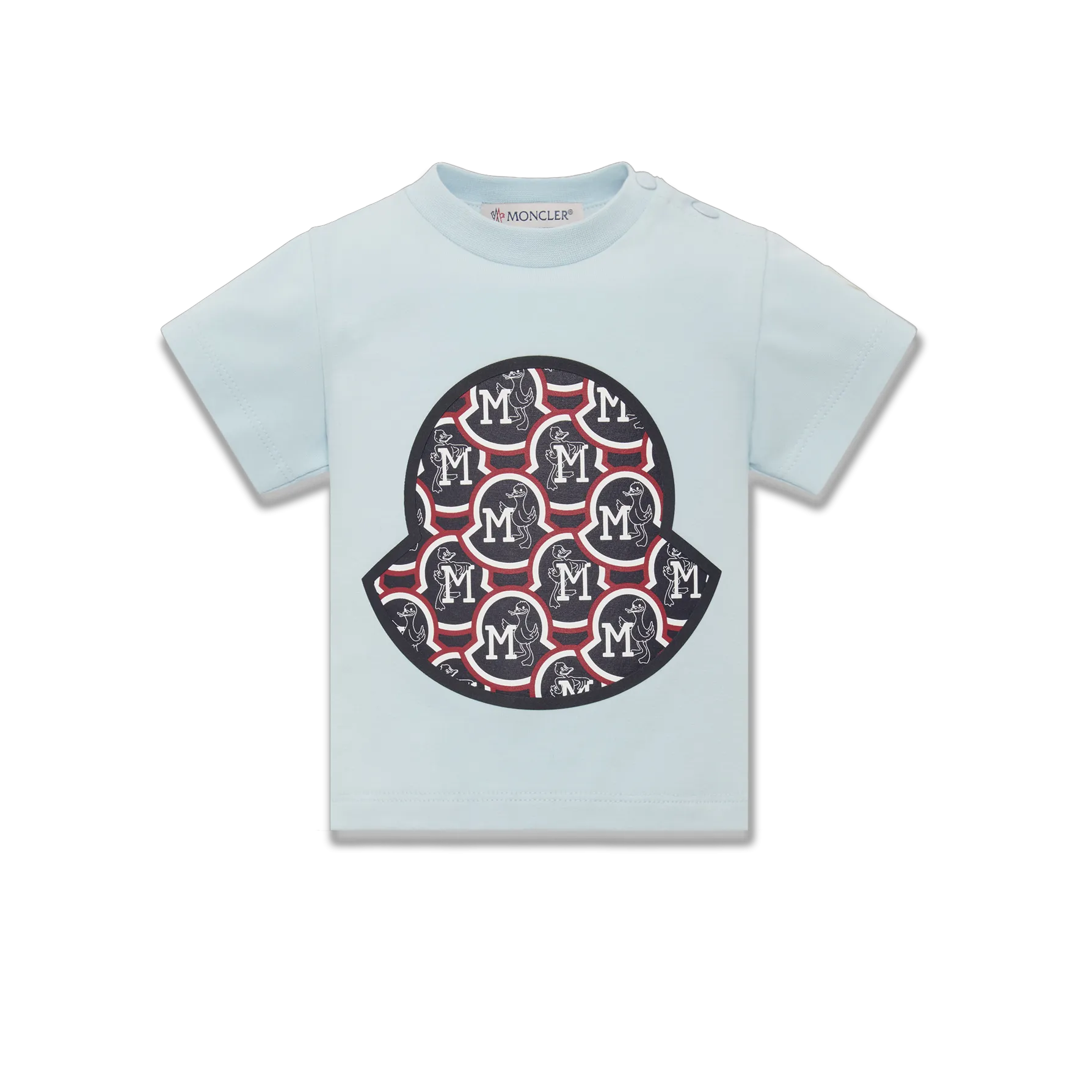 Pastel Blue Graphic Logo T-Shirt