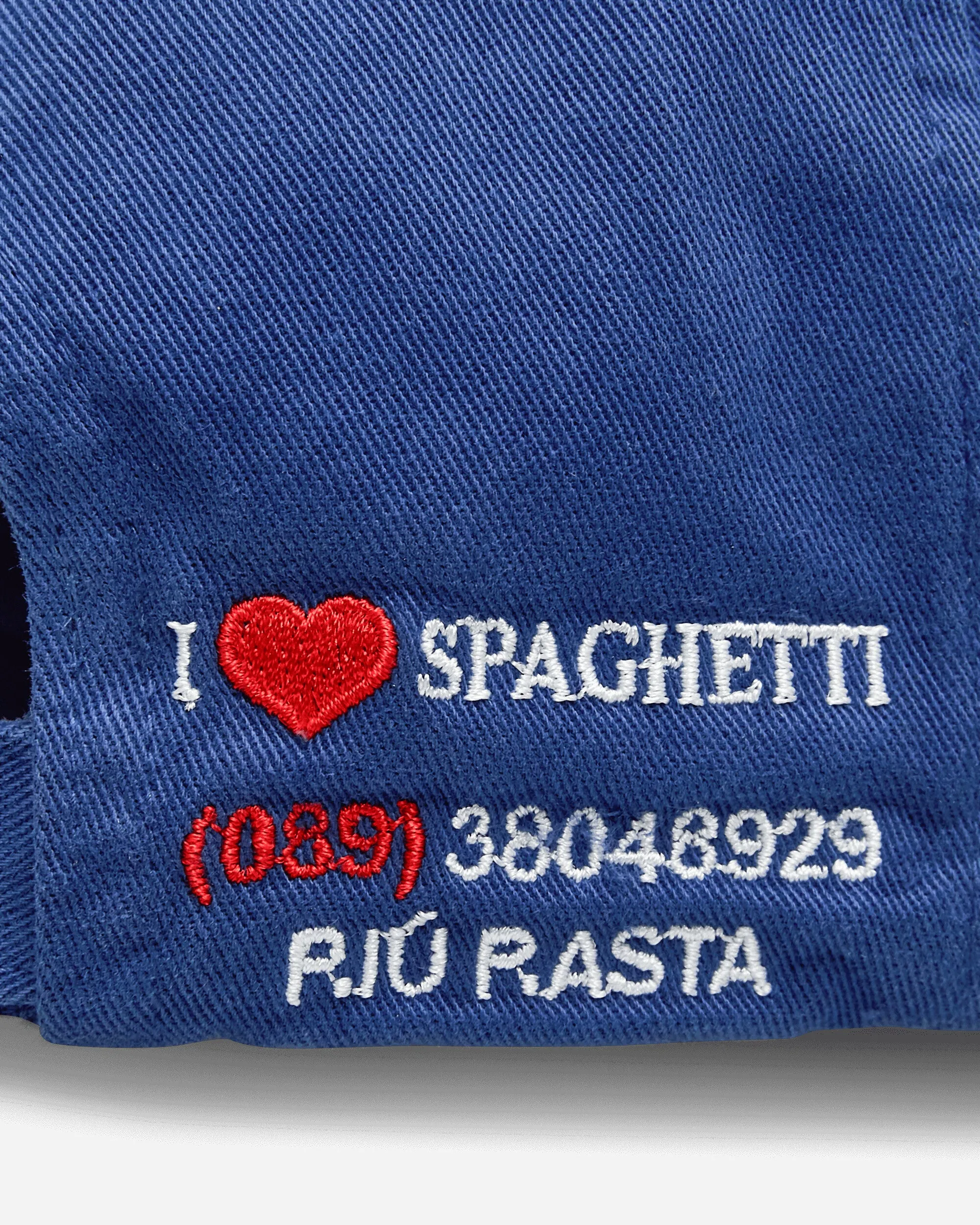 P.iù P.asta Cap Navy Blue