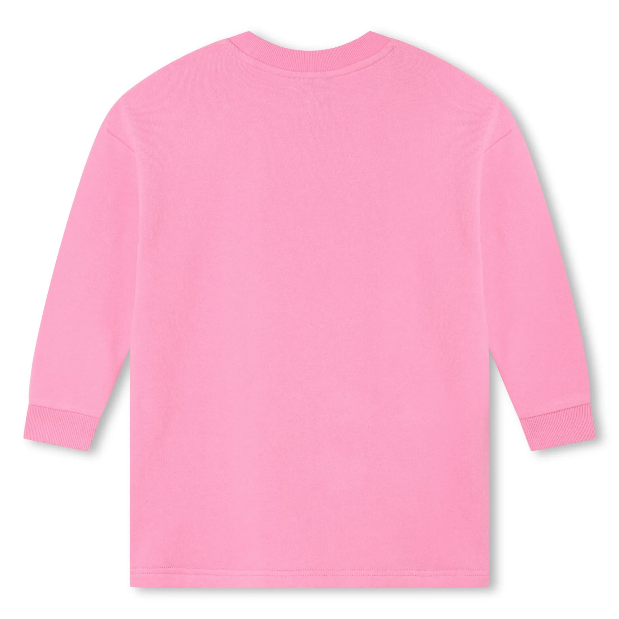 Pink Shoulder Bag Sweater Dress