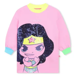 Pink Wonder Woman Sweater Dress