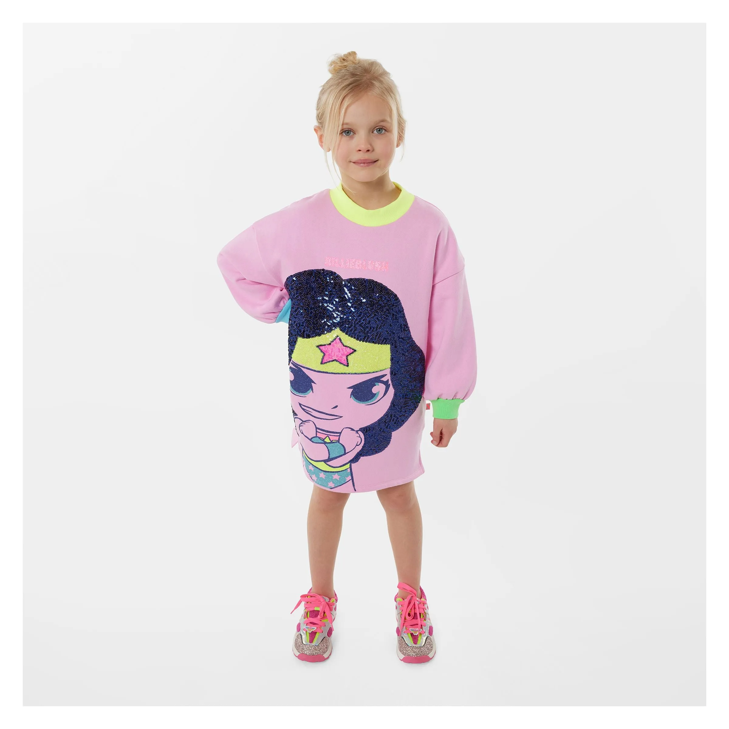 Pink Wonder Woman Sweater Dress