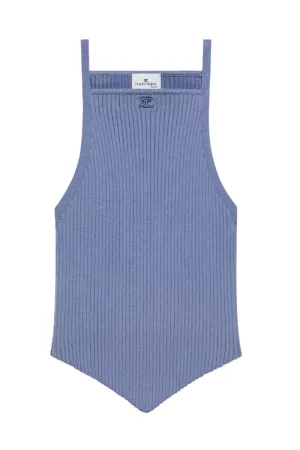Pointy Rib Knit Tank