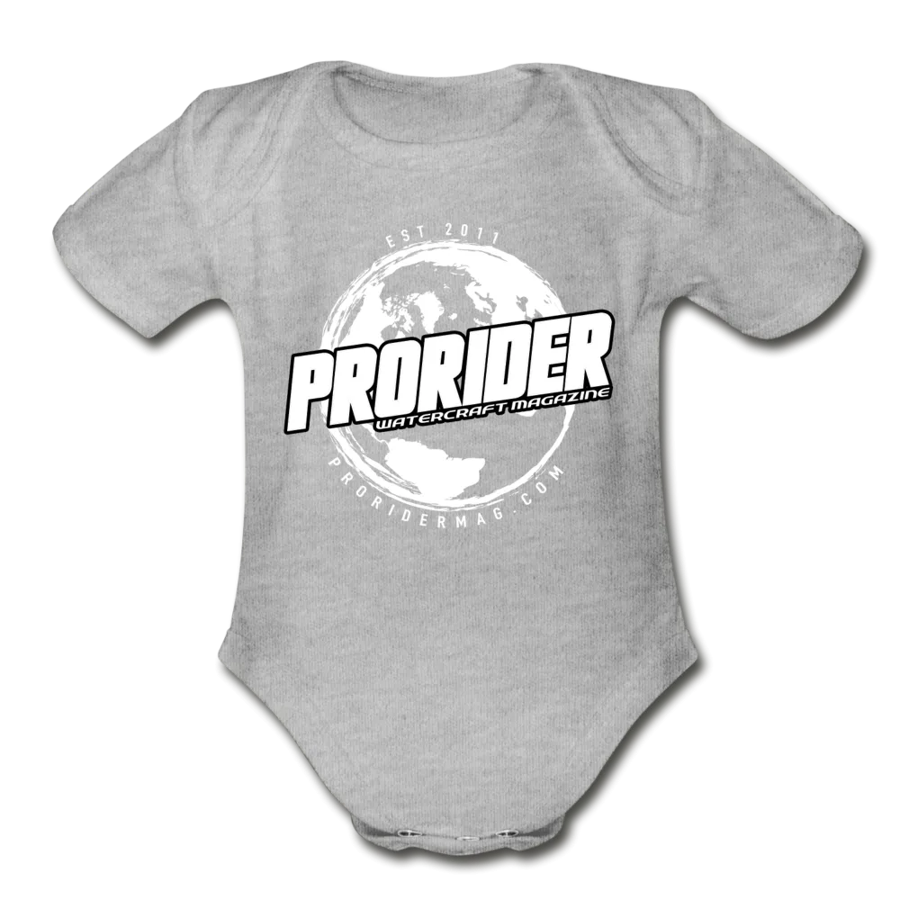 Pro Rider World Organic Short Sleeve Baby Bodysuit