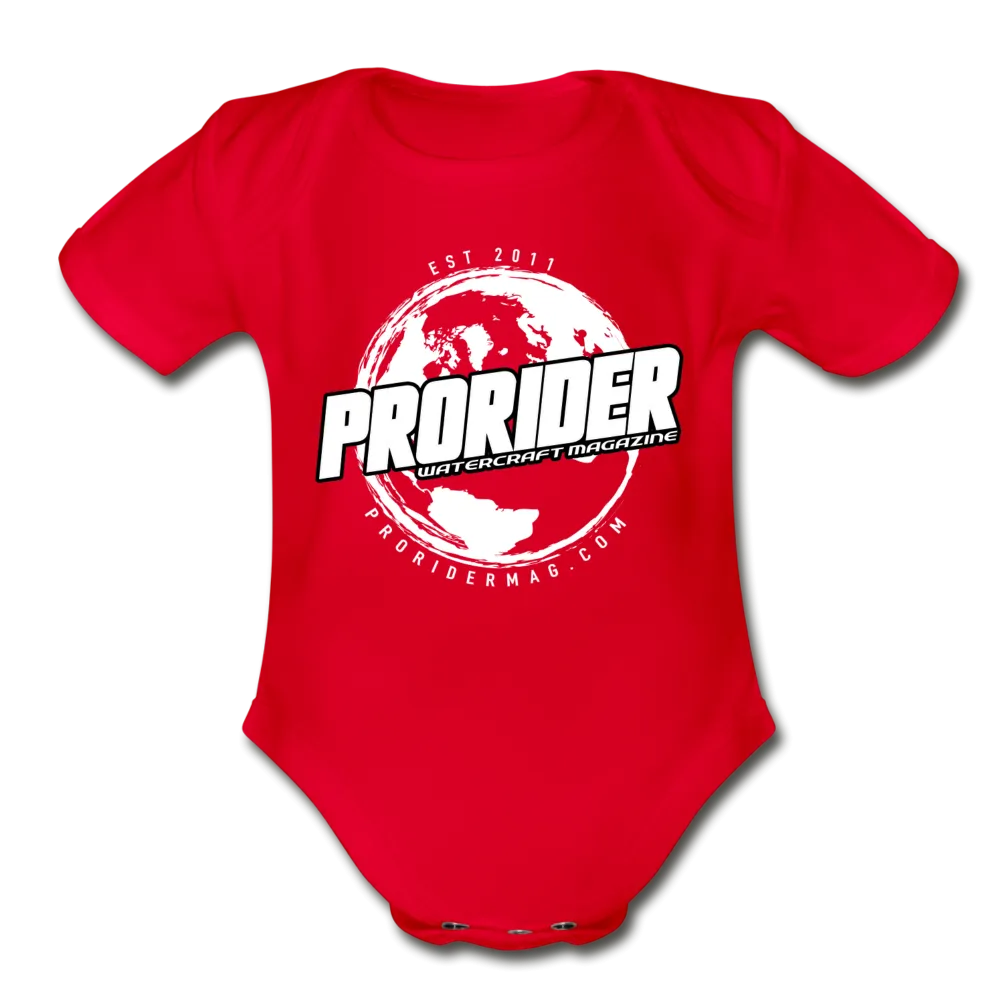 Pro Rider World Organic Short Sleeve Baby Bodysuit
