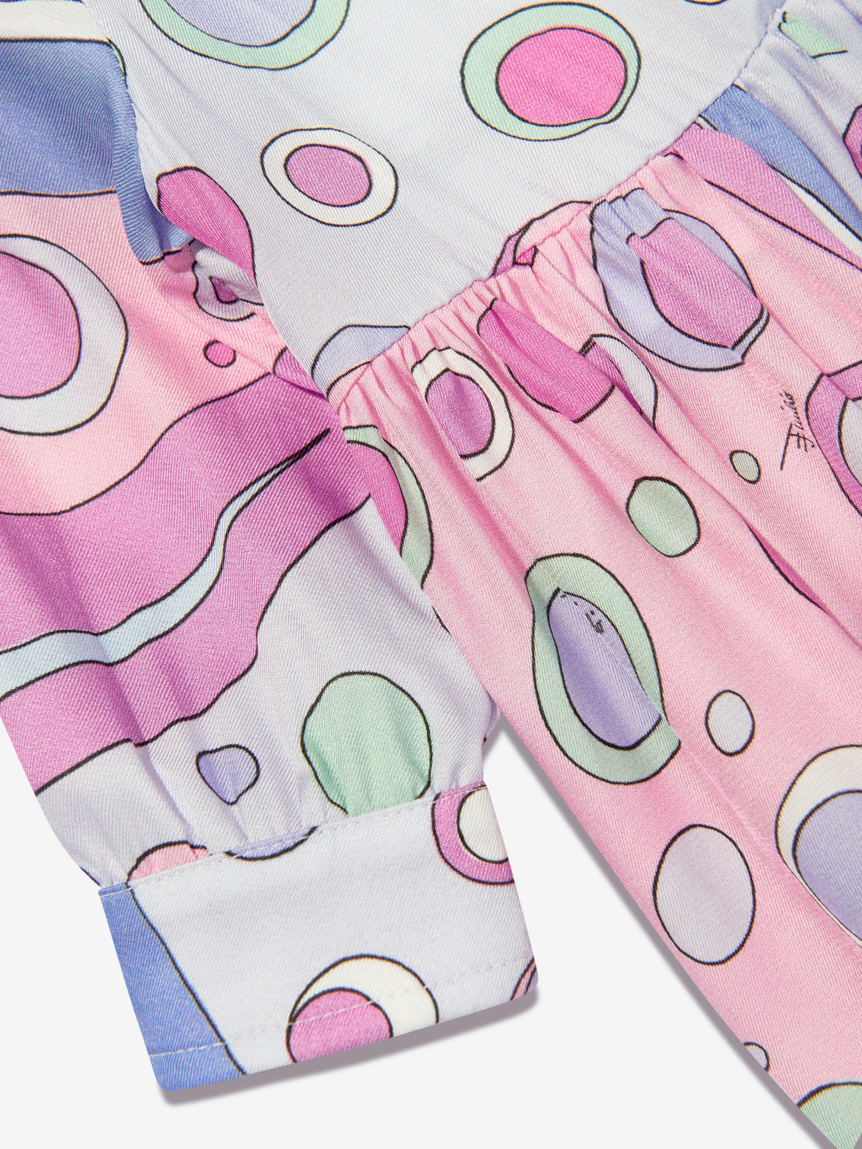 PUCCI Baby Girls Fontane Print Dress in Pink