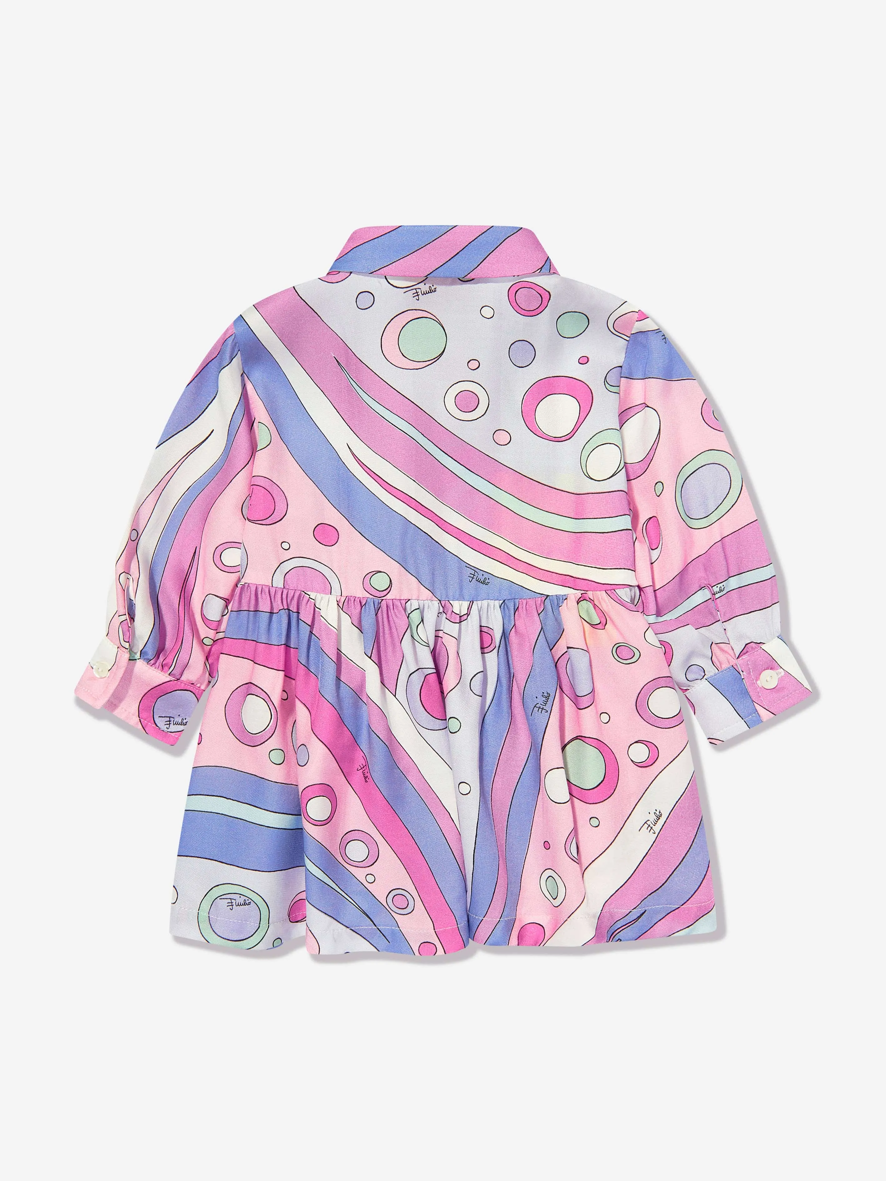 PUCCI Baby Girls Fontane Print Dress in Pink