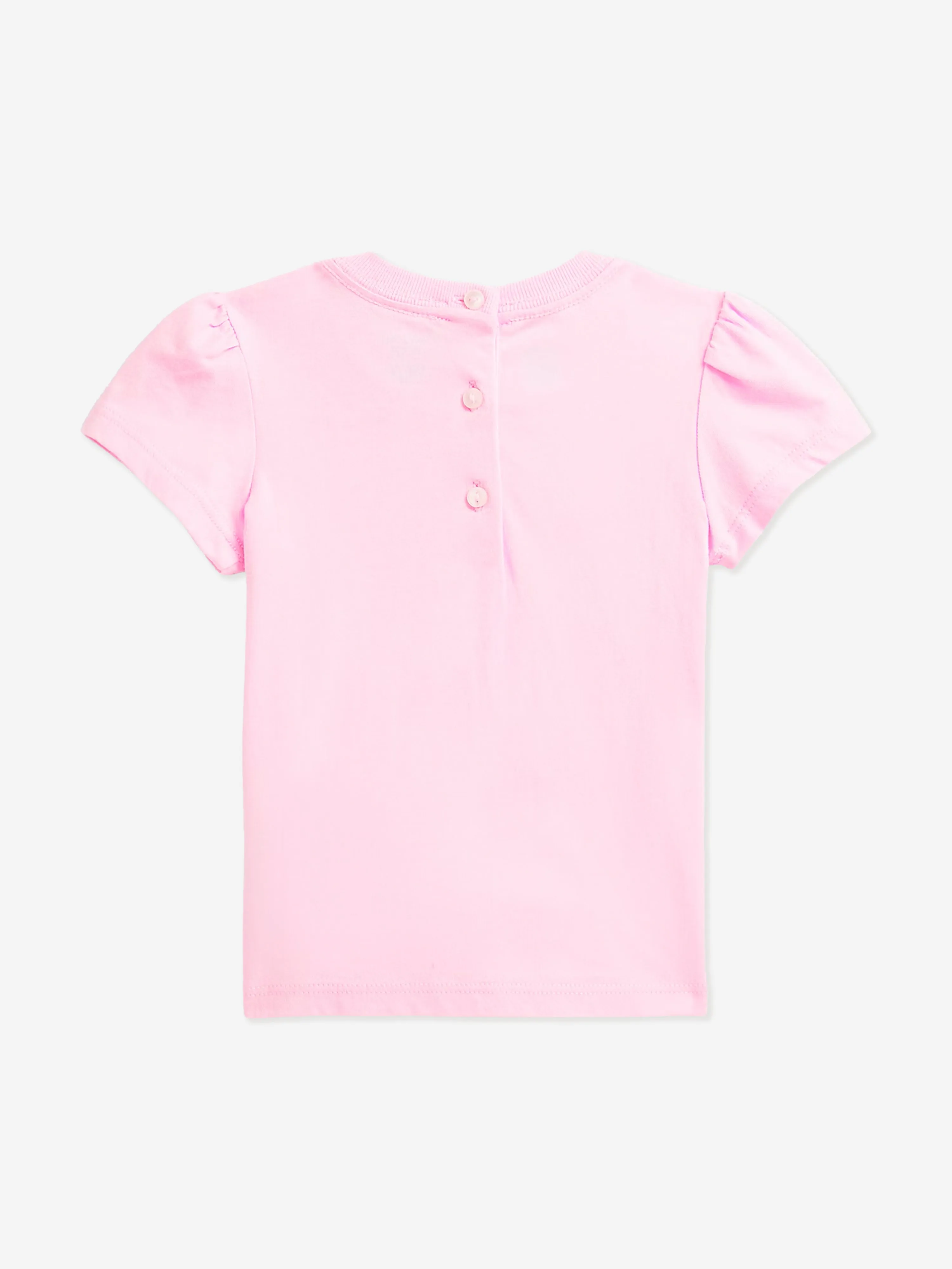 Ralph Lauren Baby Girls Bear T-Shirt in Pink