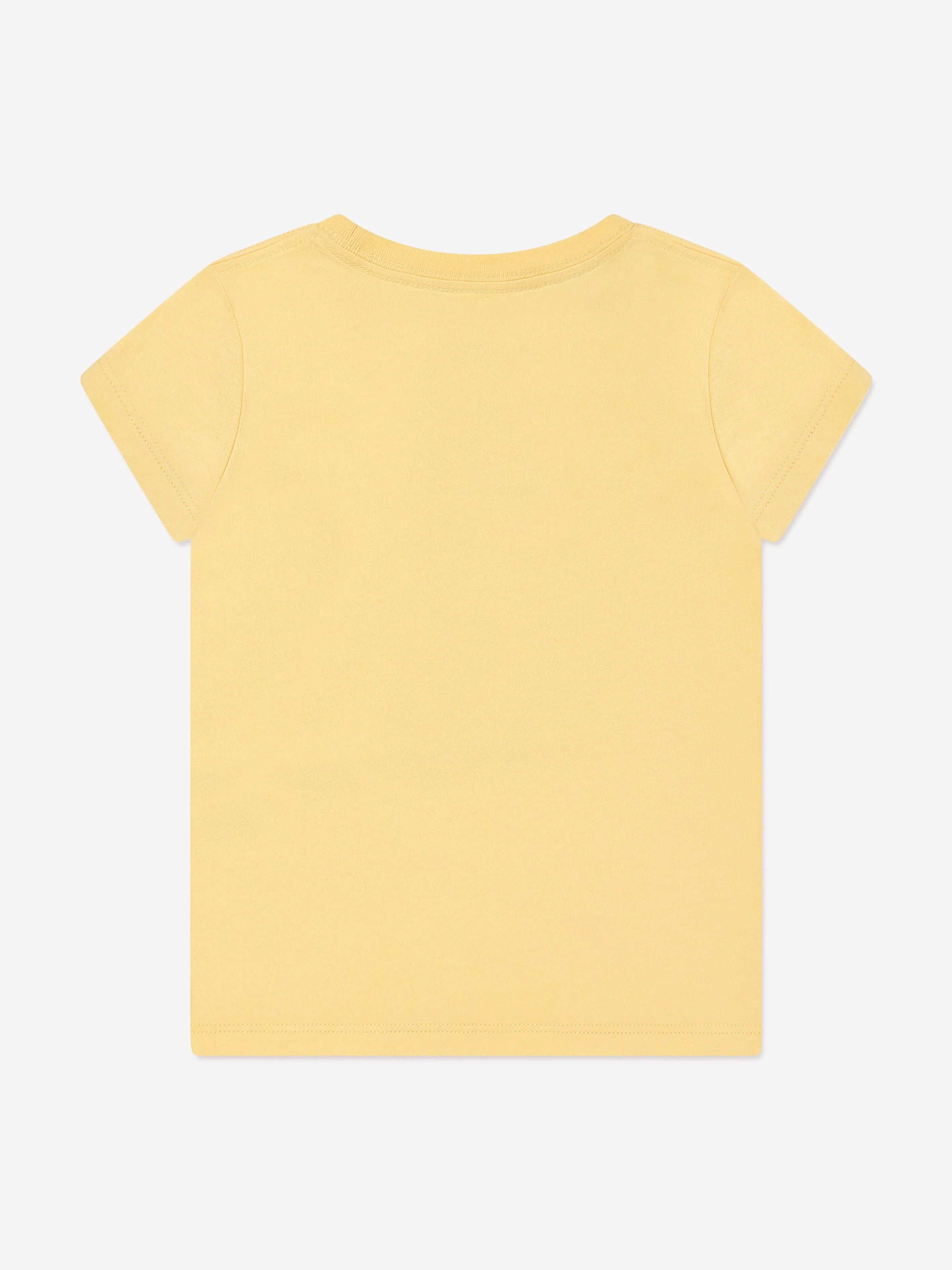 Ralph Lauren Girls Polo Bear T-Shirt in Yellow