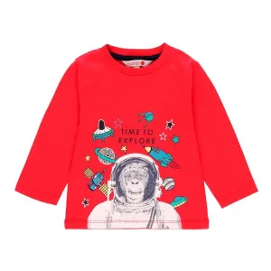 Red Explore Graphic T-shirt