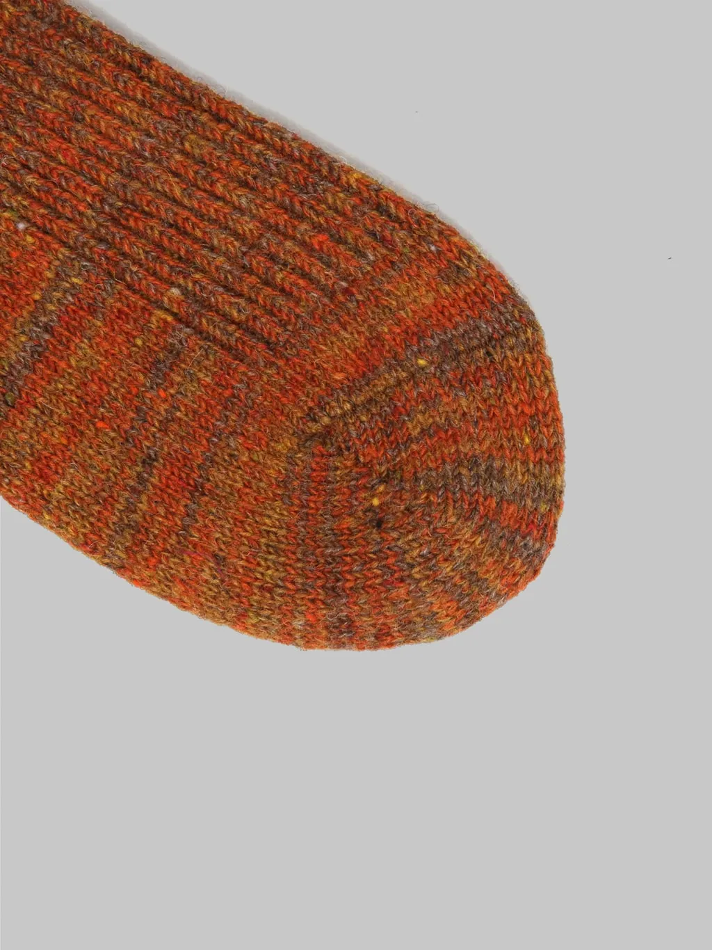 ROTOTO Nep Tweed Marl Socks Dark Gold