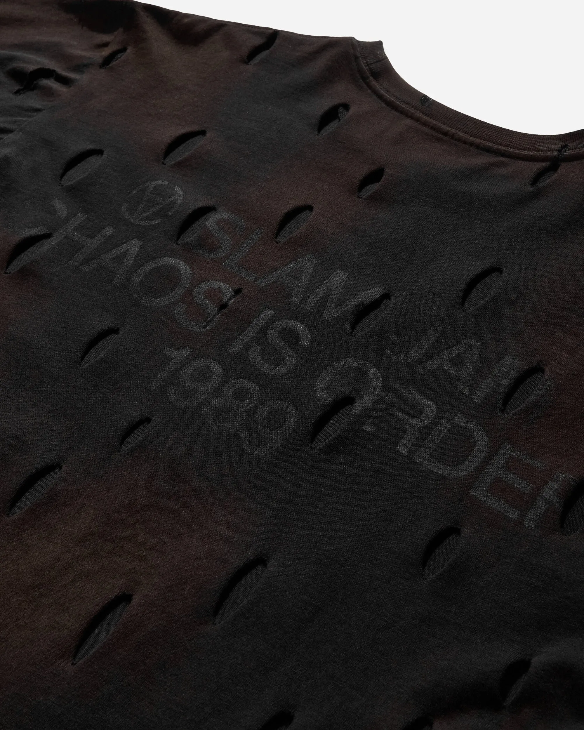 Slam Jam Chase Longsleeve T-Shirt Black