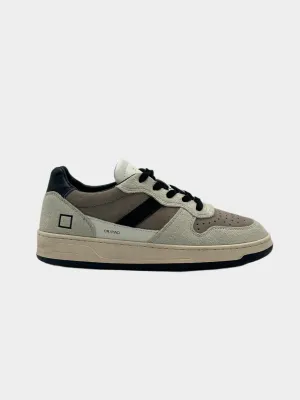 Sneakers Court 2.0 Powder Mud In Pelle Scamosciata Beige Fango