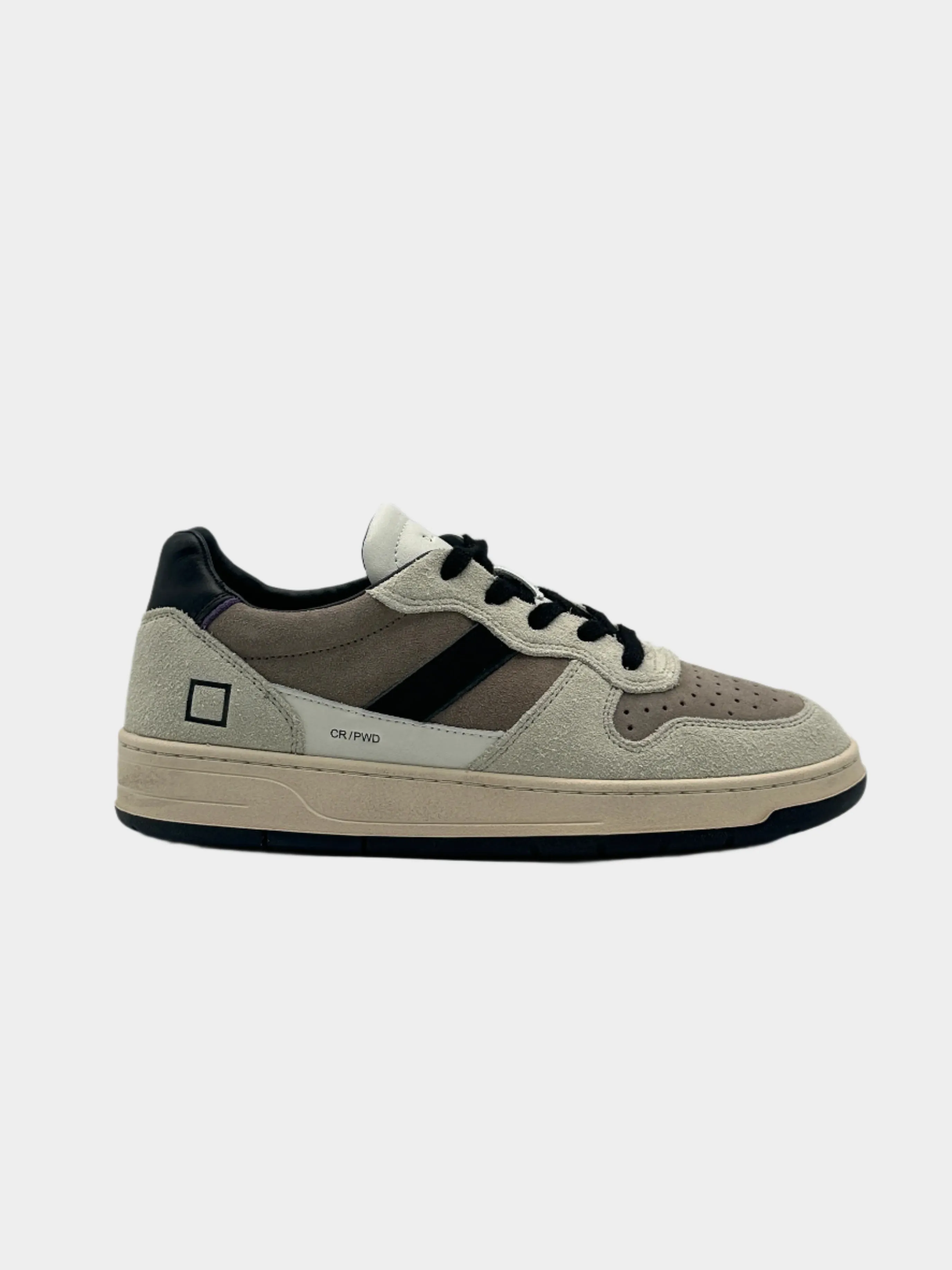 Sneakers Court 2.0 Powder Mud In Pelle Scamosciata Beige Fango