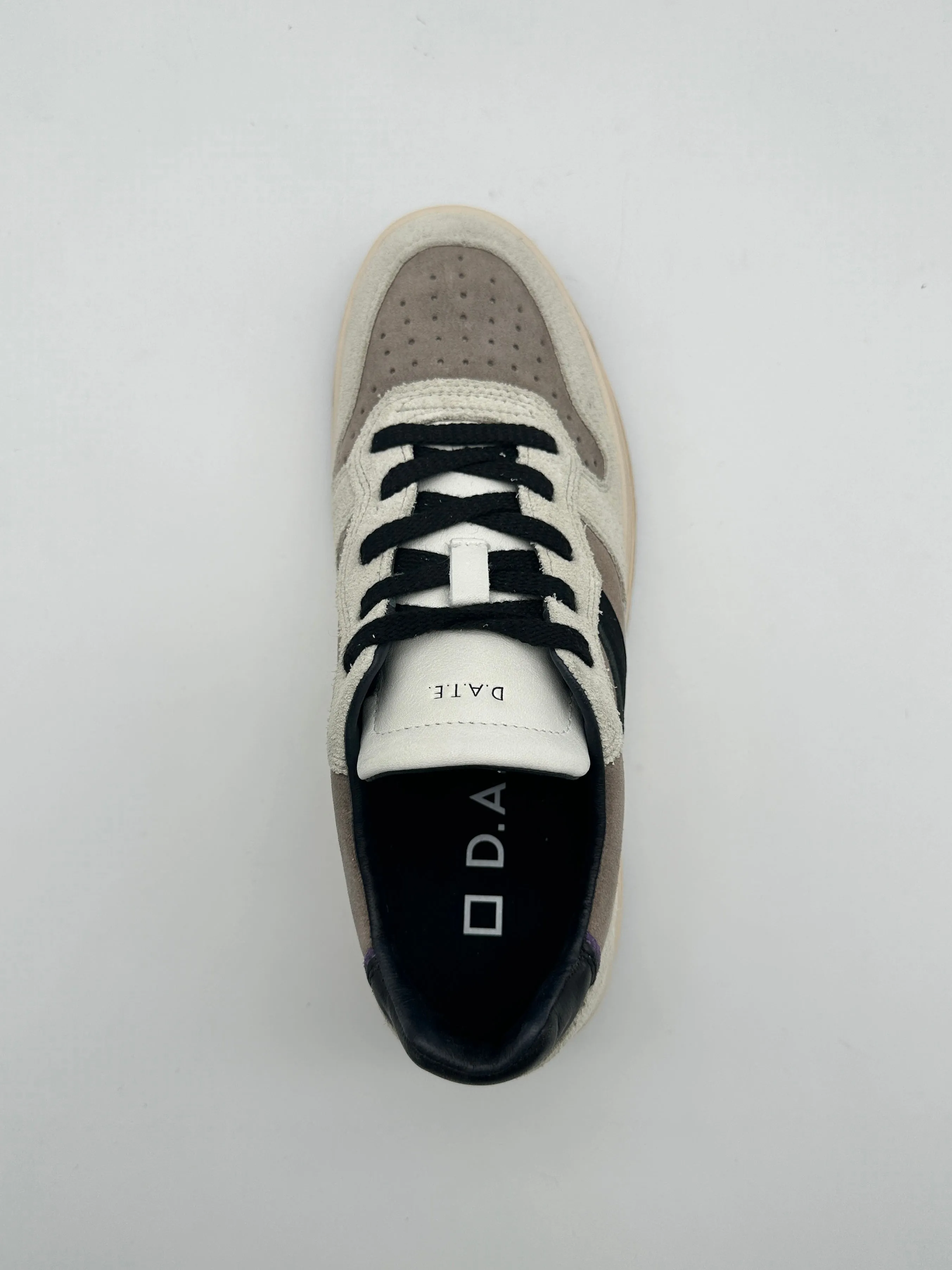 Sneakers Court 2.0 Powder Mud In Pelle Scamosciata Beige Fango