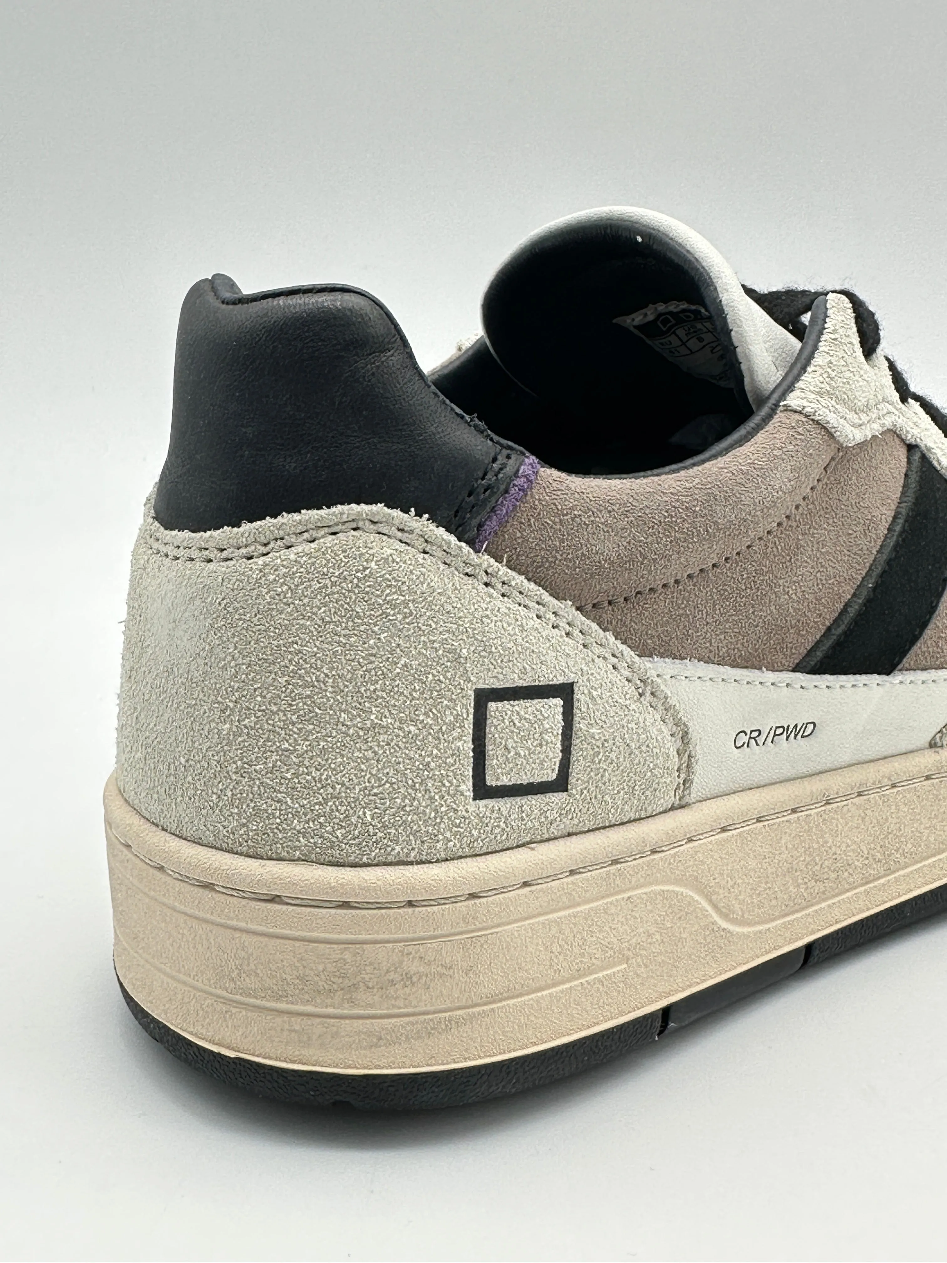 Sneakers Court 2.0 Powder Mud In Pelle Scamosciata Beige Fango