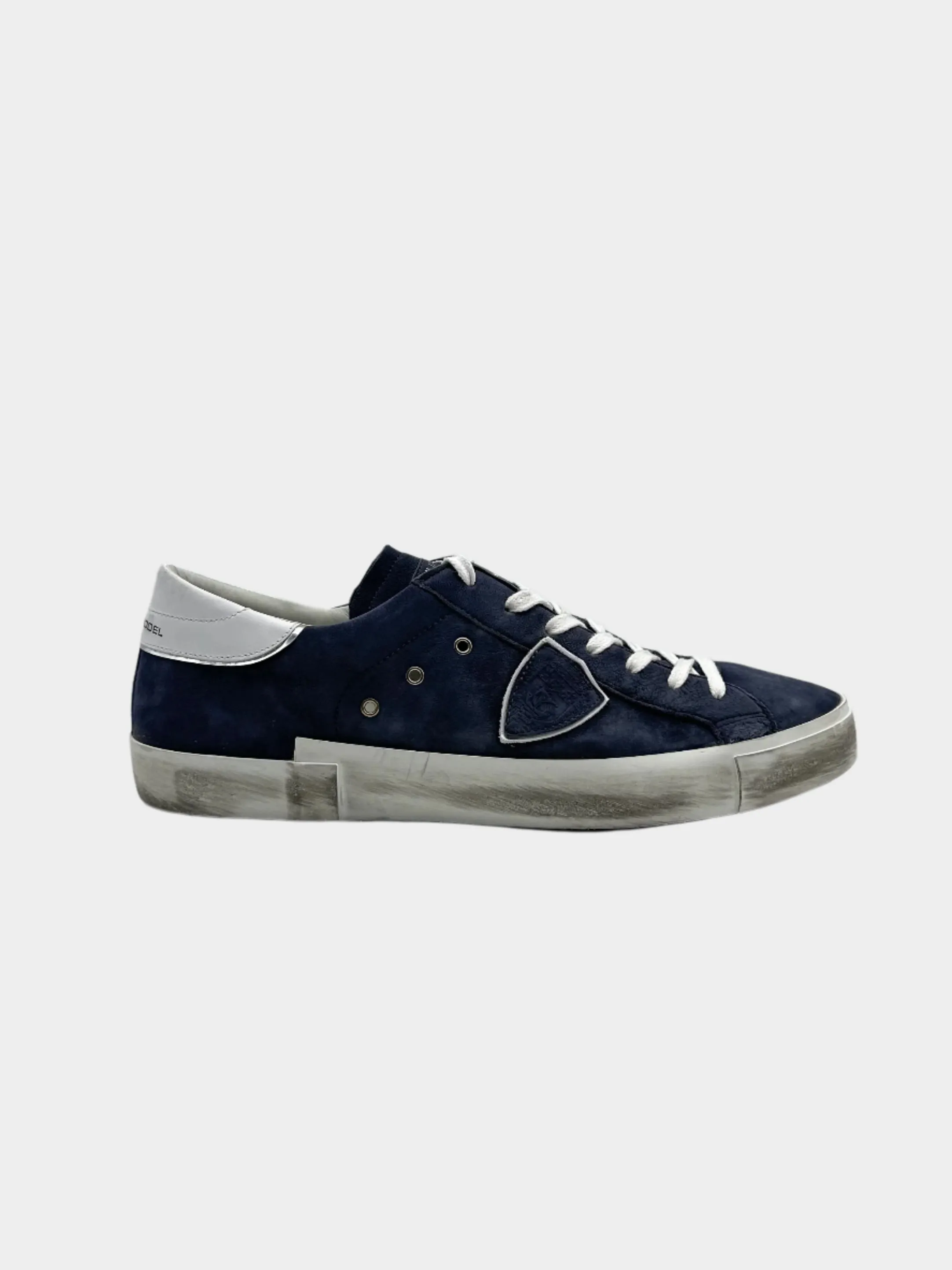 Sneakers PRSX Low In Nabuk Lave Blu
