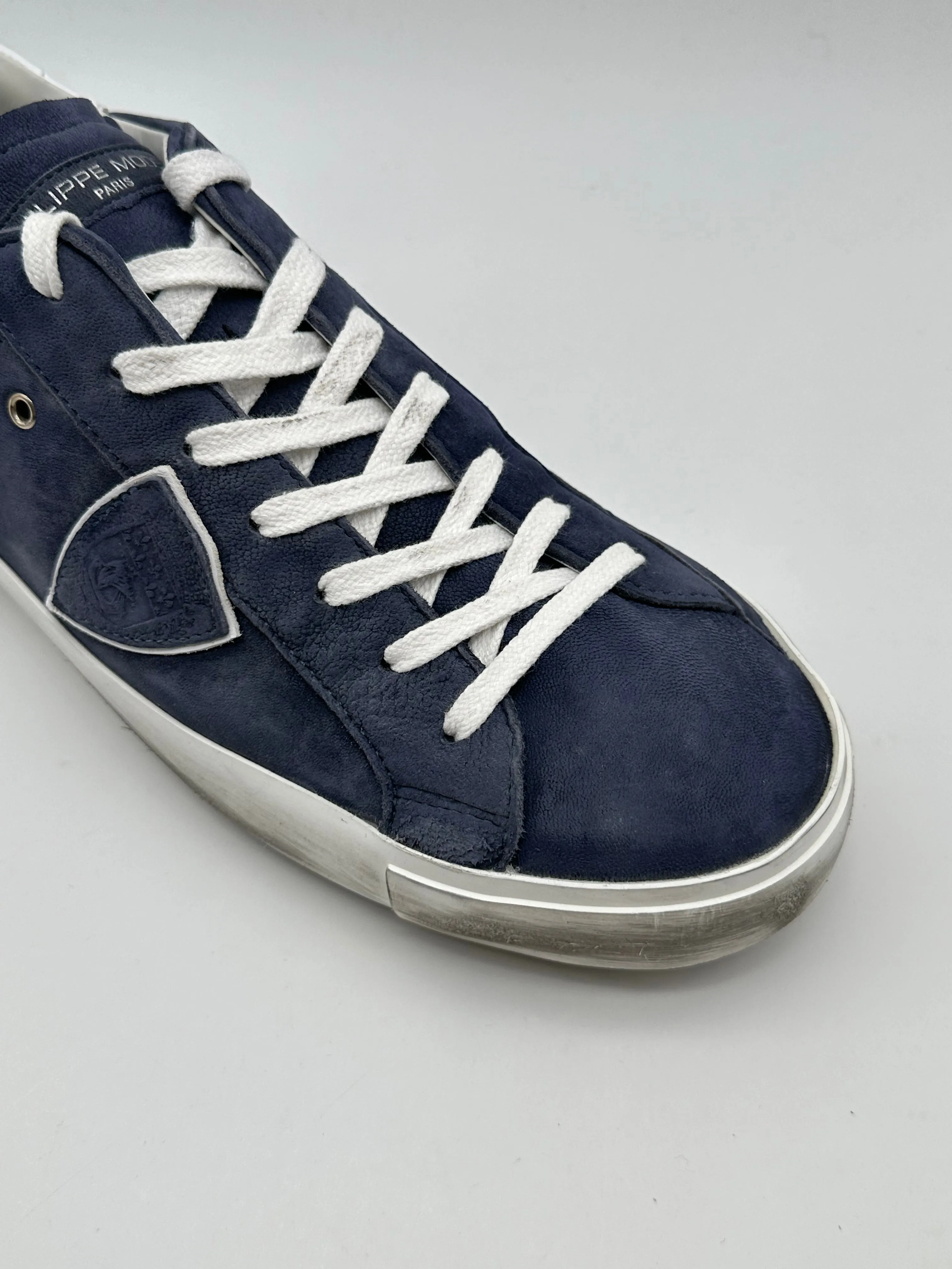 Sneakers PRSX Low In Nabuk Lave Blu