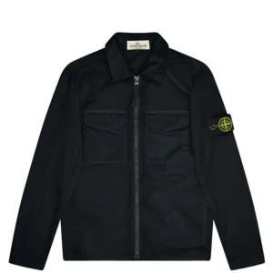 Stone Island Junior Navy Overshirt