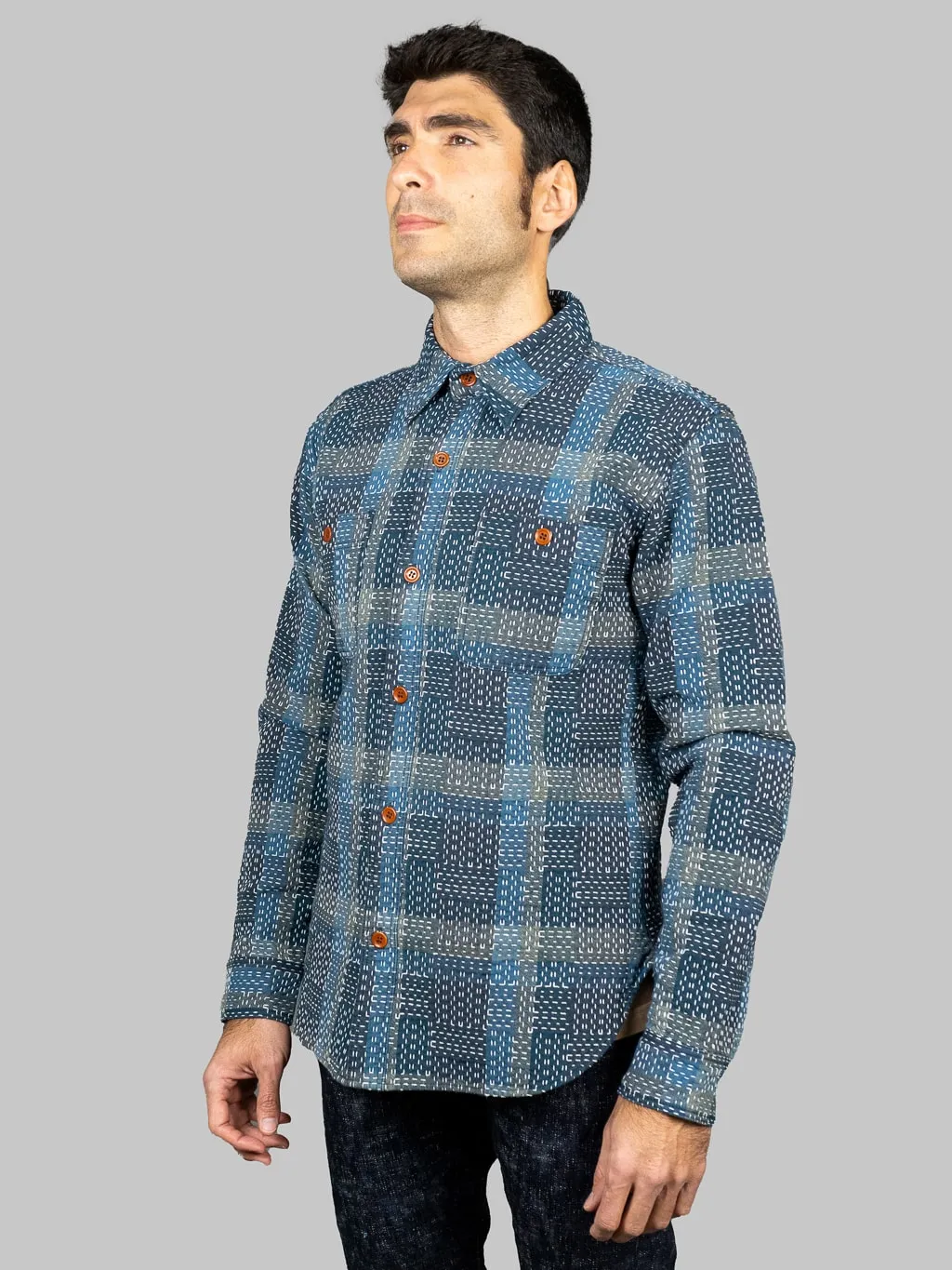 Studio D'Artisan Nogari Sashiko Shirt