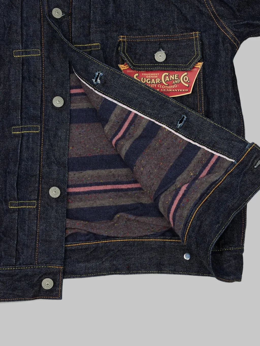 Sugar Cane 1953 Type II Wool Lined Denim Jacket