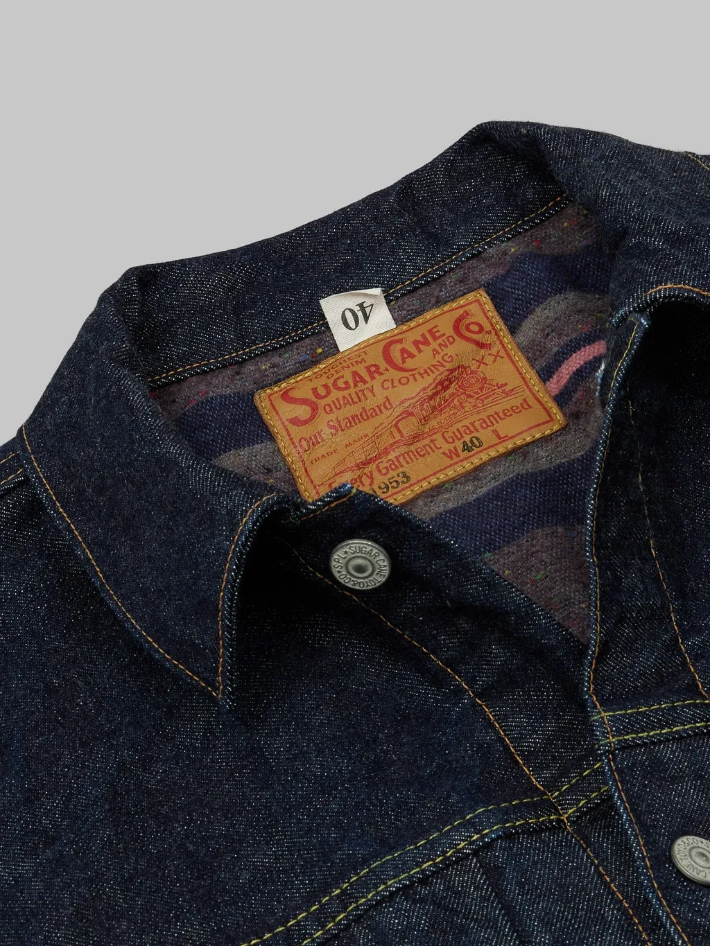 Sugar Cane 1953 Type II Wool Lined Denim Jacket