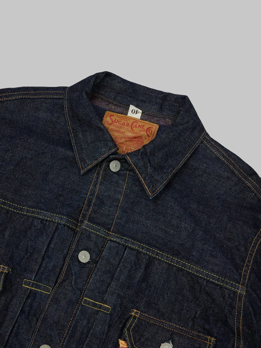 Sugar Cane 1953 Type II Wool Lined Denim Jacket