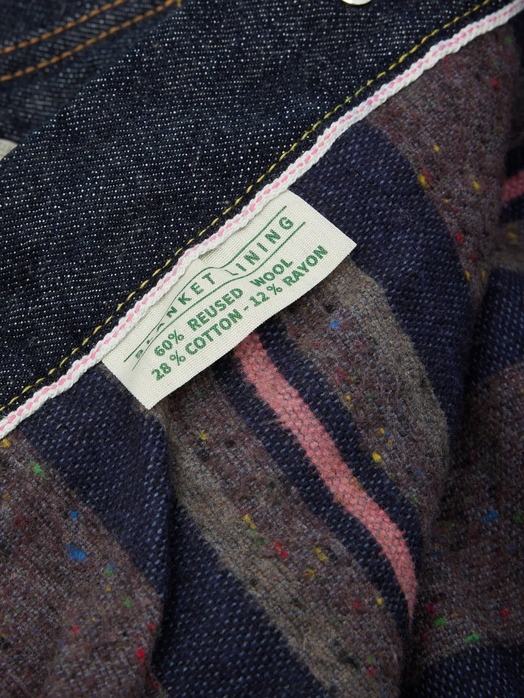 Sugar Cane 1953 Type II Wool Lined Denim Jacket