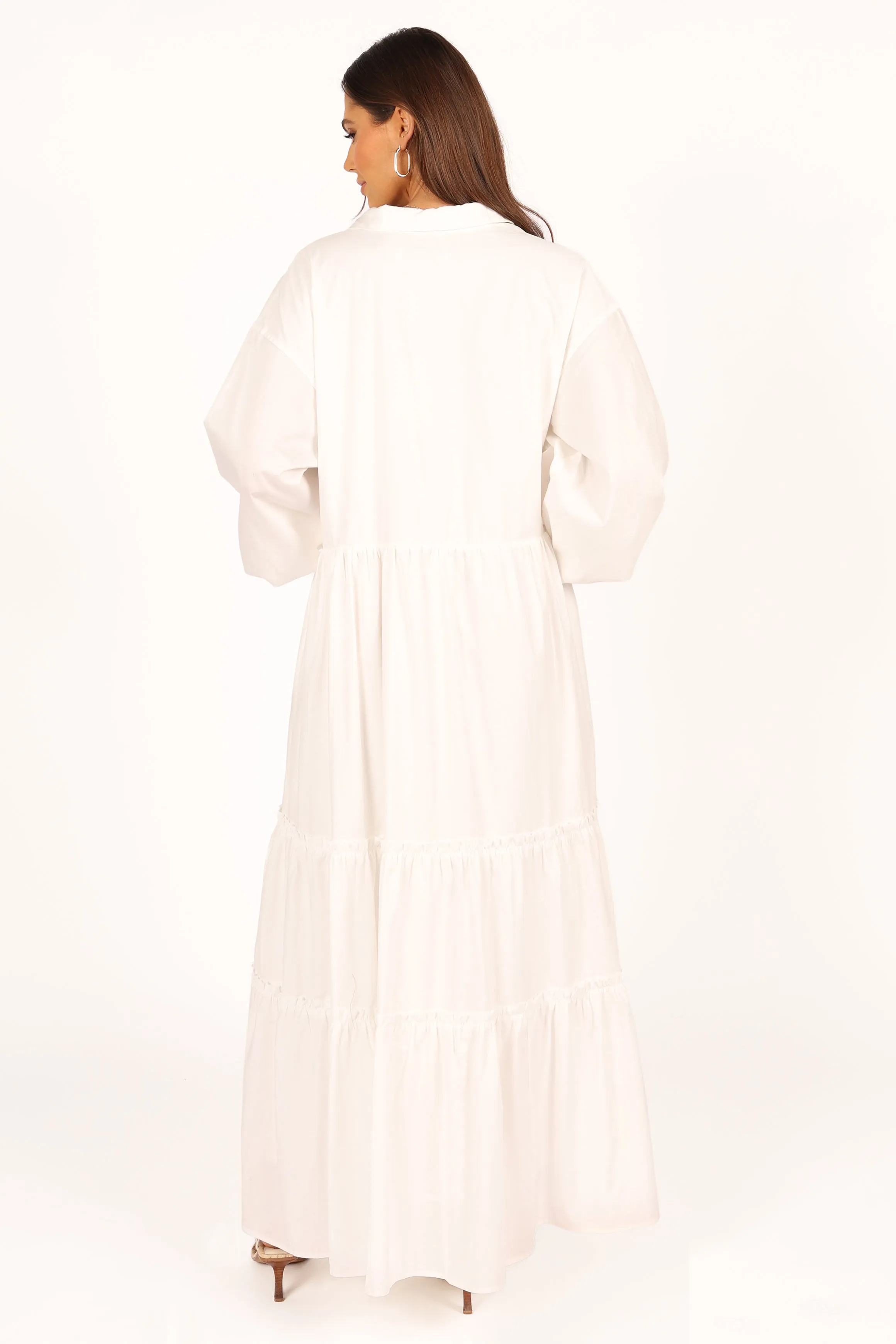 Sumi Longsleeve Maxi Dress - White