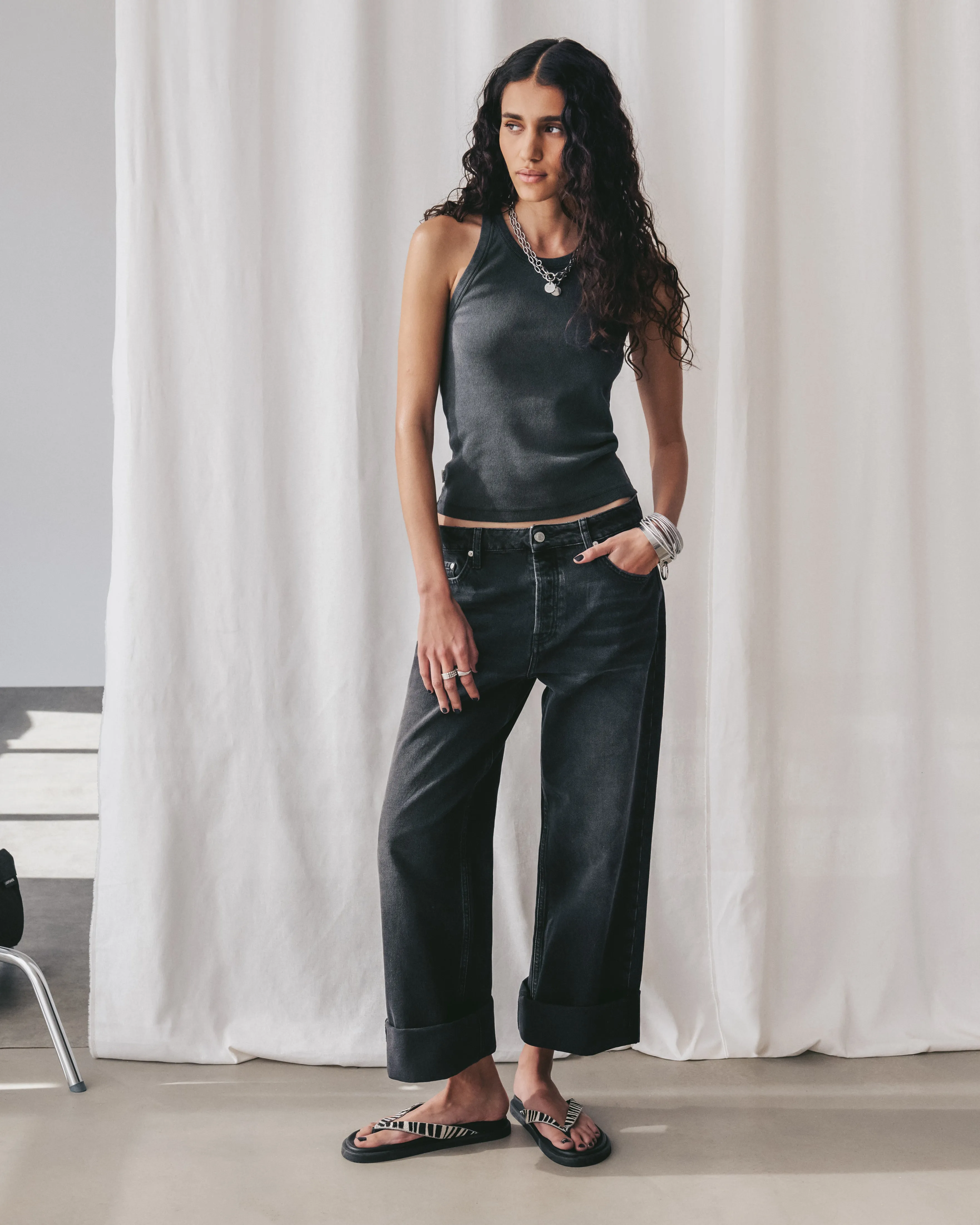 The Dark Faded Standard Tank Top