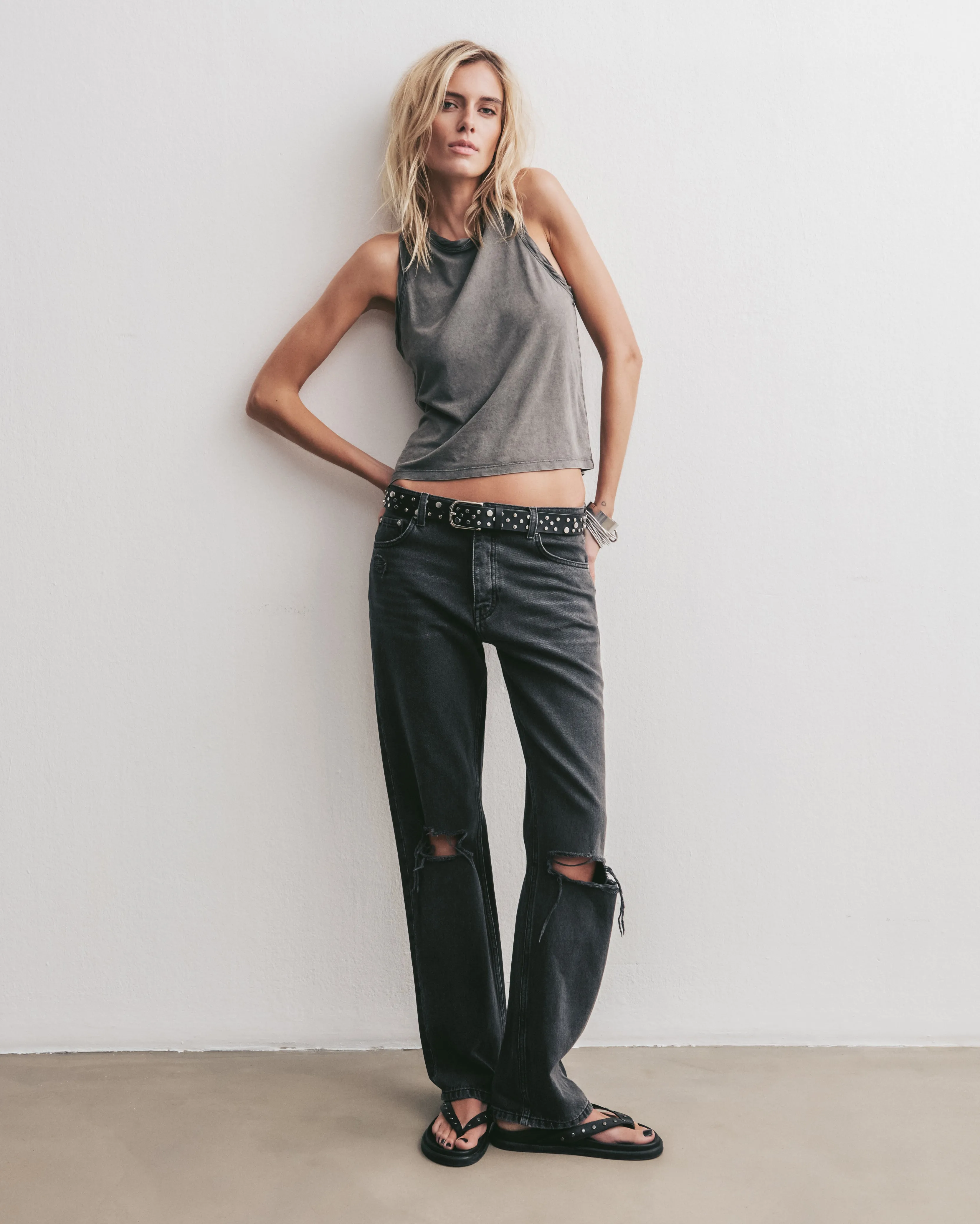 The Dark Faded Tank Top