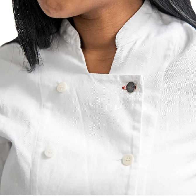 Tilit Women's Chef Coat - Short Sleeve, White