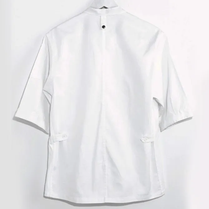 Tilit Women's Chef Coat - Short Sleeve, White