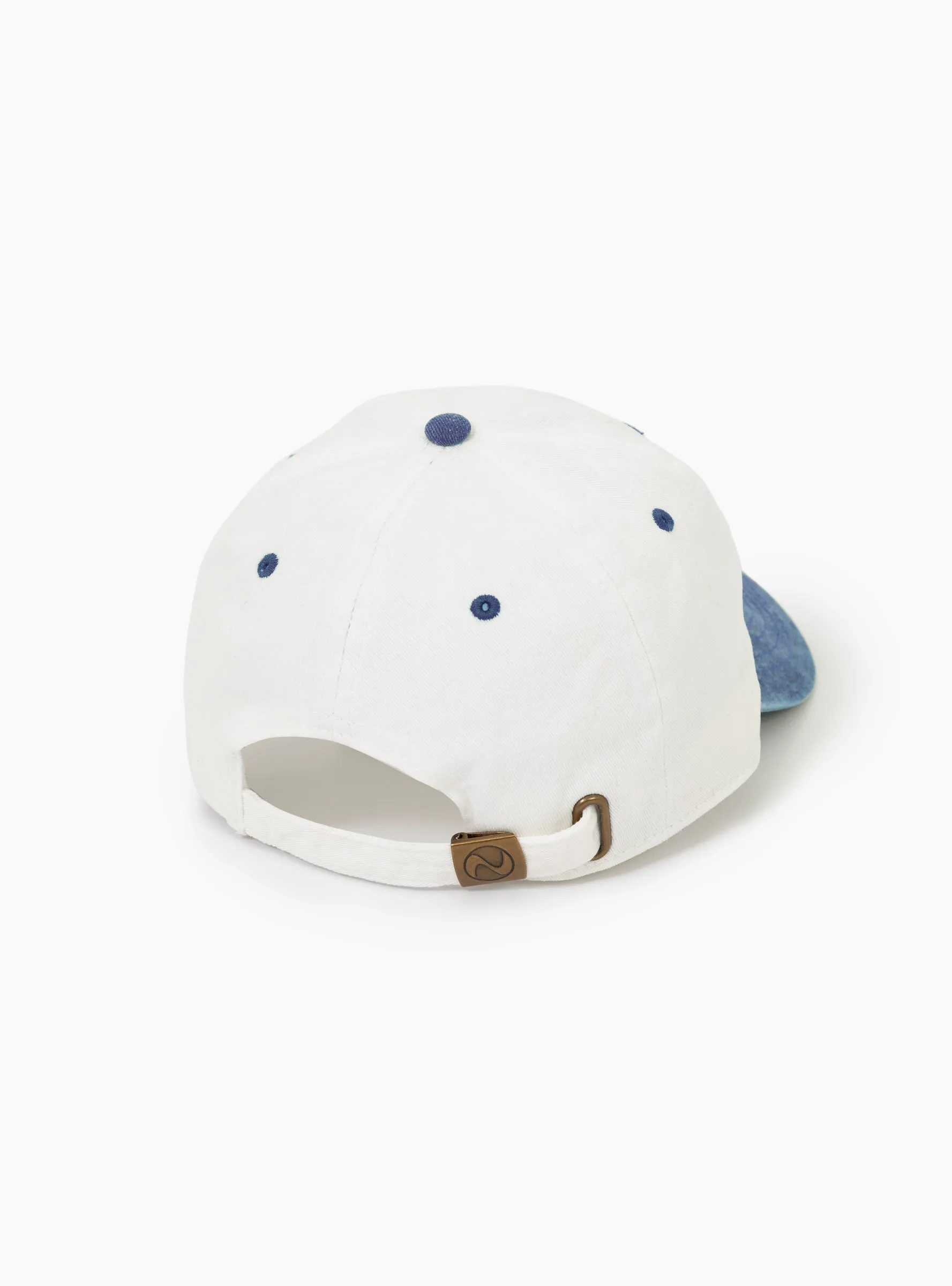 Track Down Rats Cap White & Blue