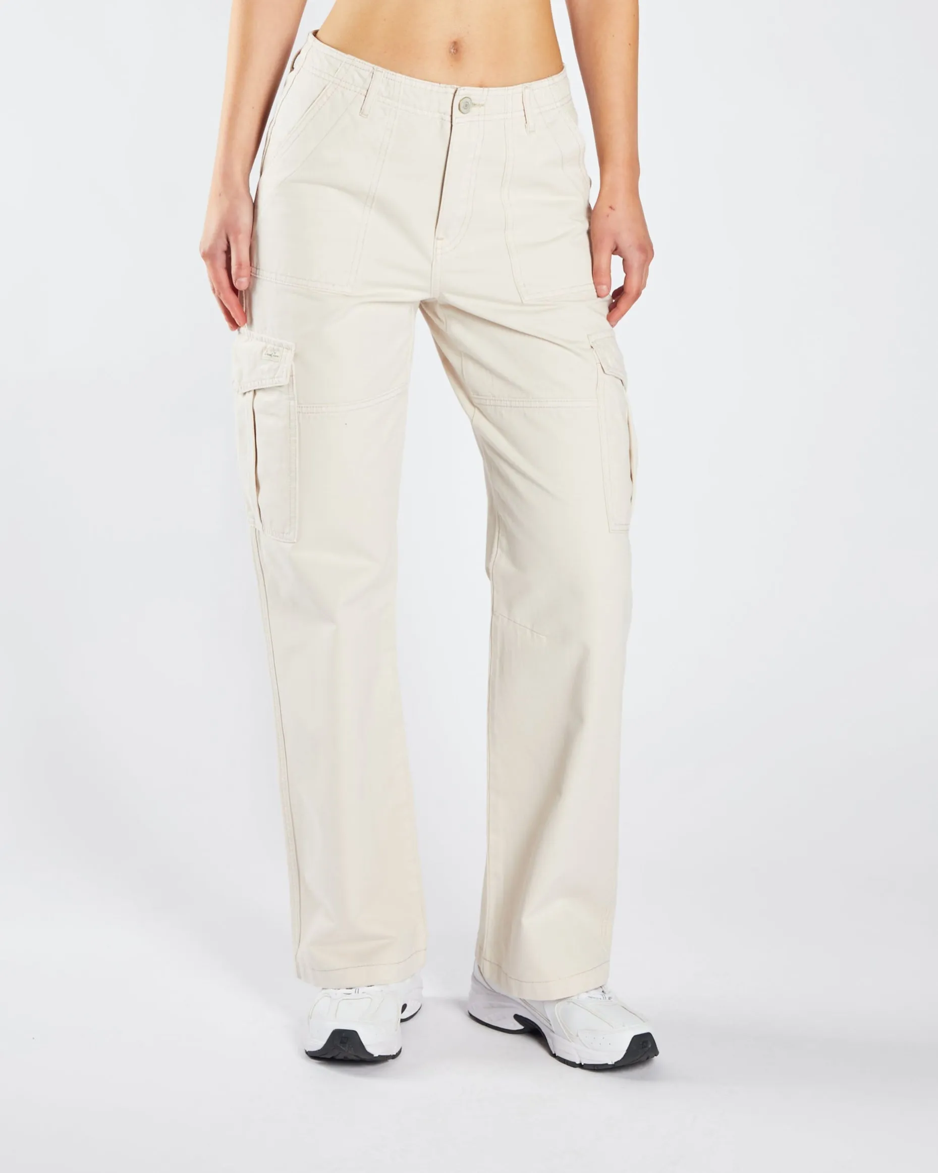 Tyler Cargo Pant Stone White