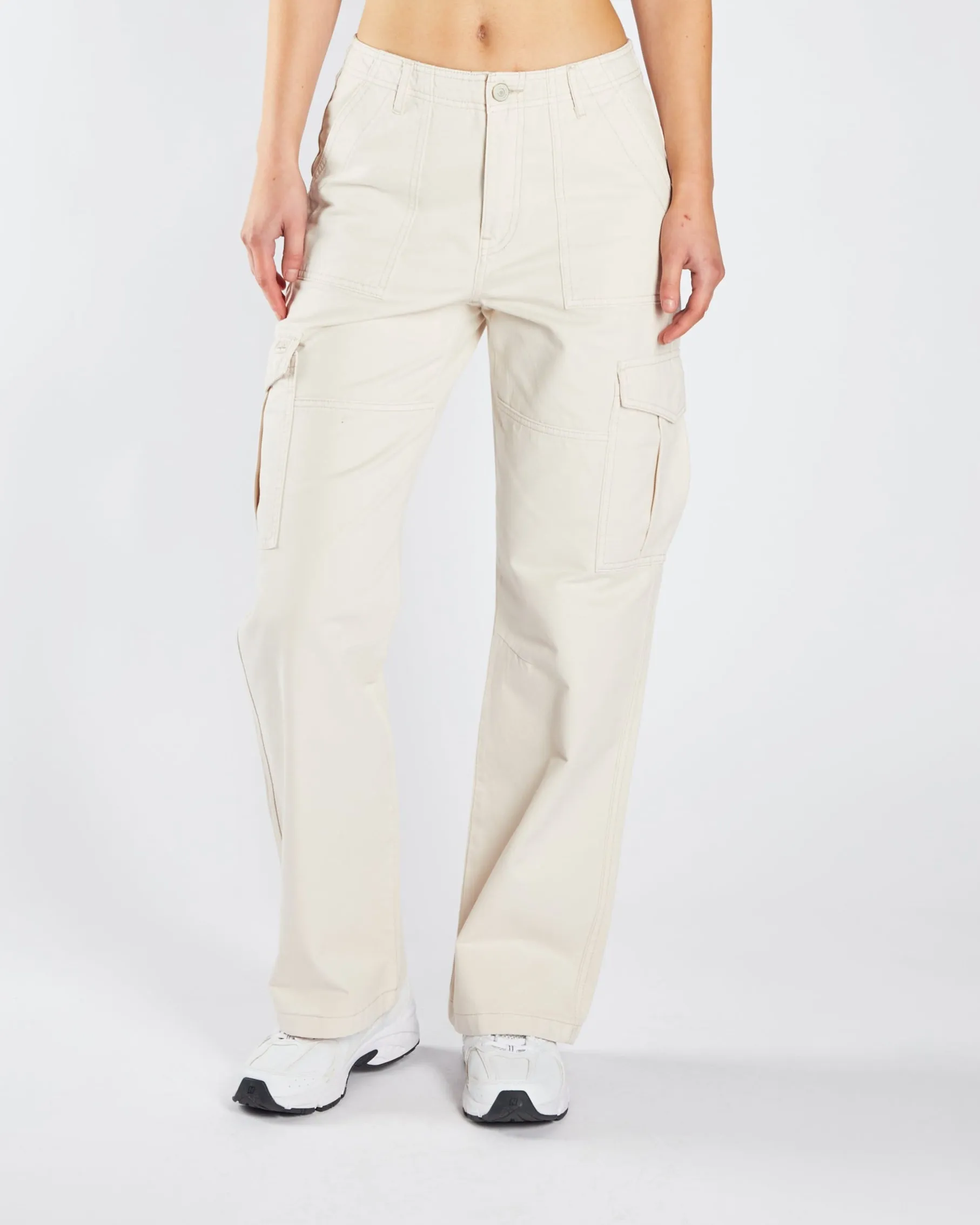 Tyler Cargo Pant Stone White