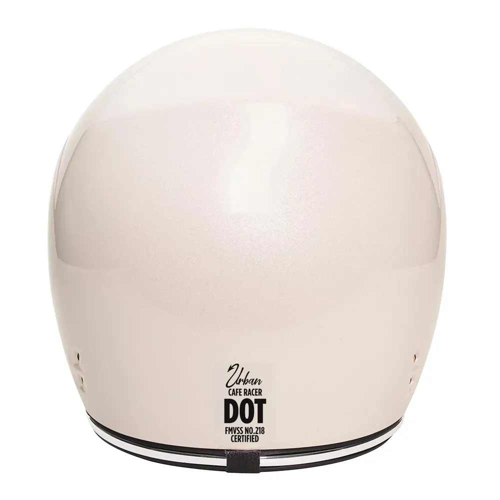 Urban Full Face Helmet Cafe Racer Shakotan White