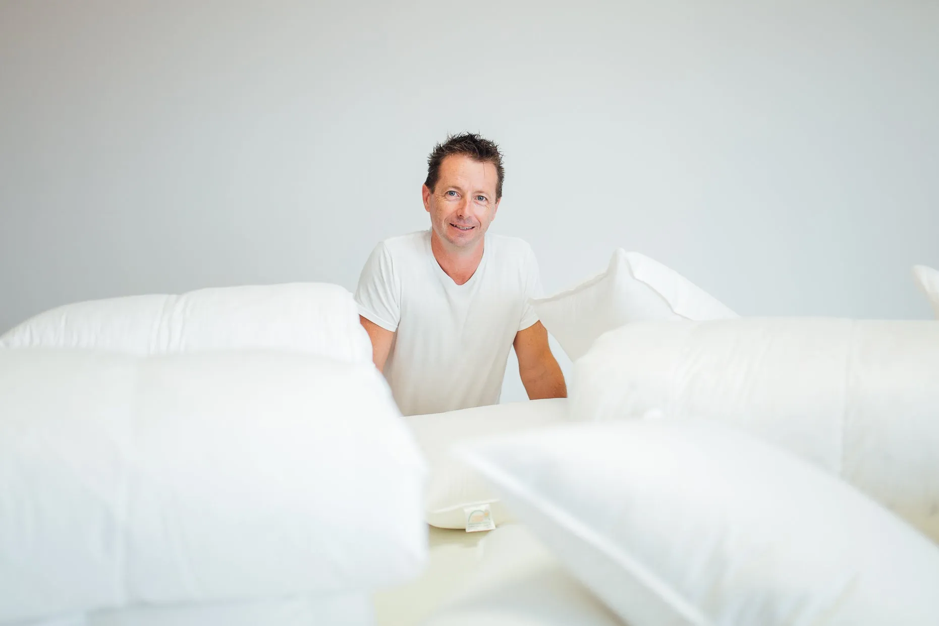 US King Size Baffle Boxed Comforter 95% White Polish Goose Down 6 Blanket Warmth