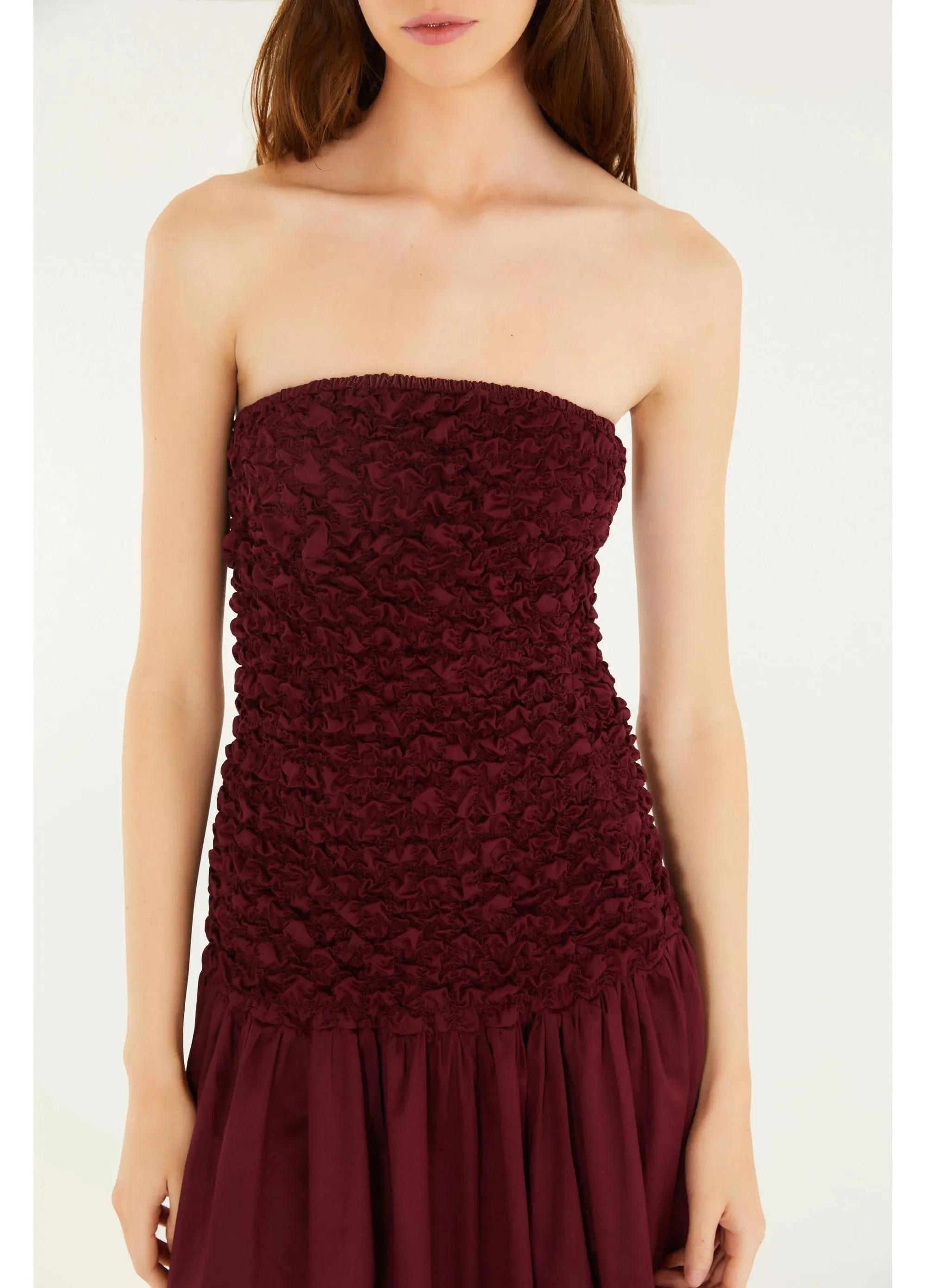 Vestido Lastex Sem Alca