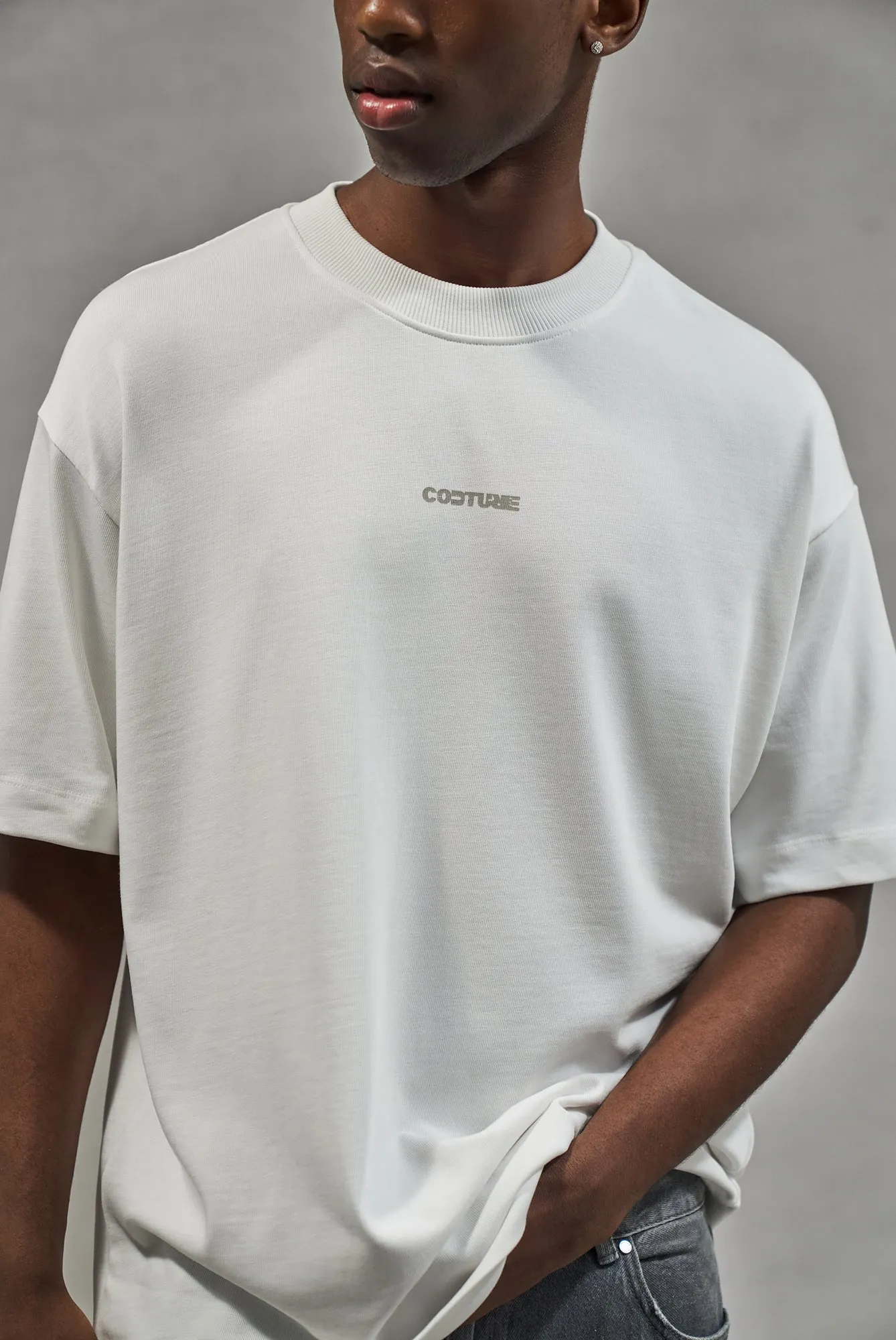 WASHED ARCHIVE LOGO GRAPHIC T-SHIRT - WHITE