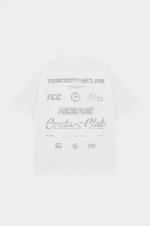 WASHED ARCHIVE LOGO GRAPHIC T-SHIRT - WHITE