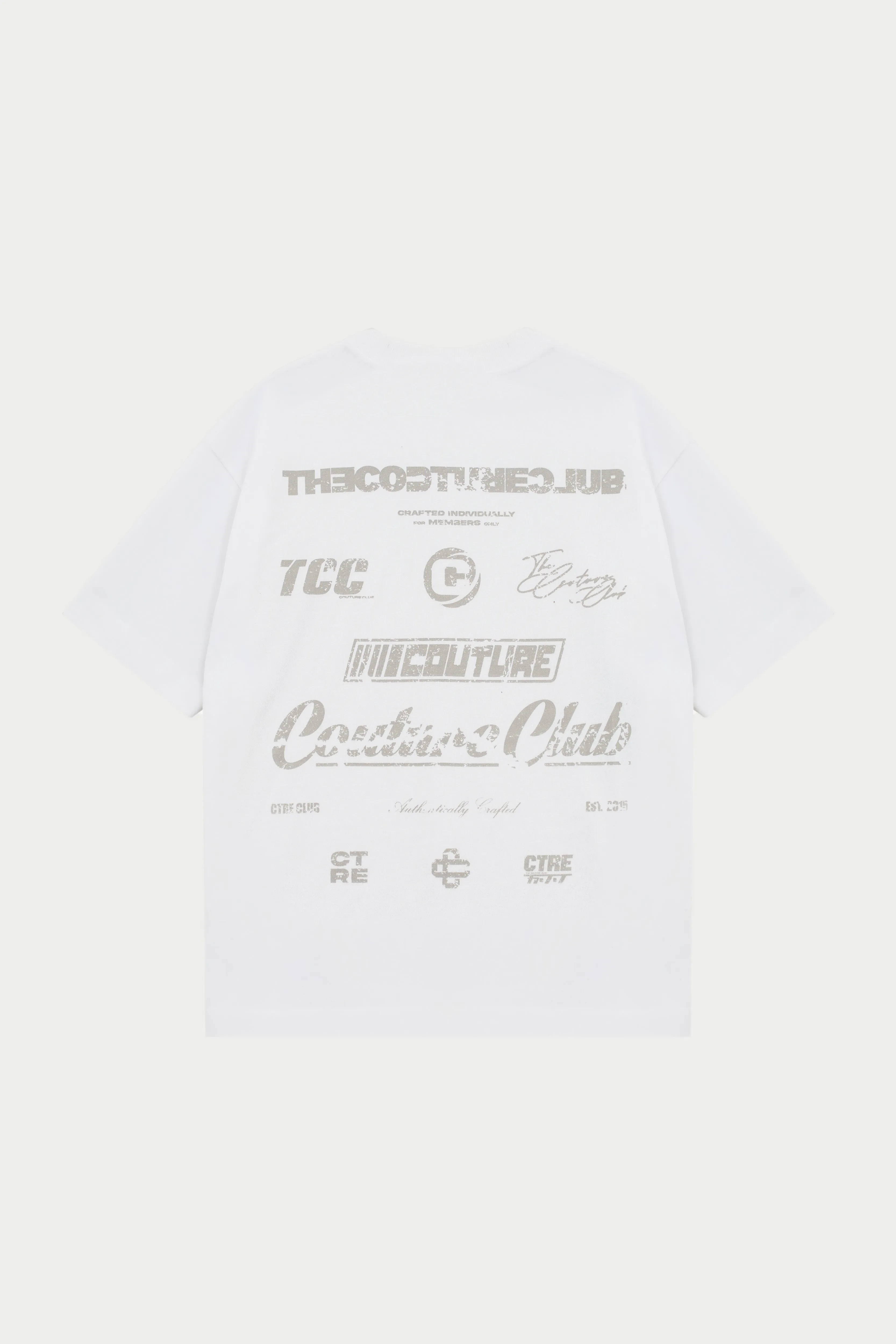 WASHED ARCHIVE LOGO GRAPHIC T-SHIRT - WHITE