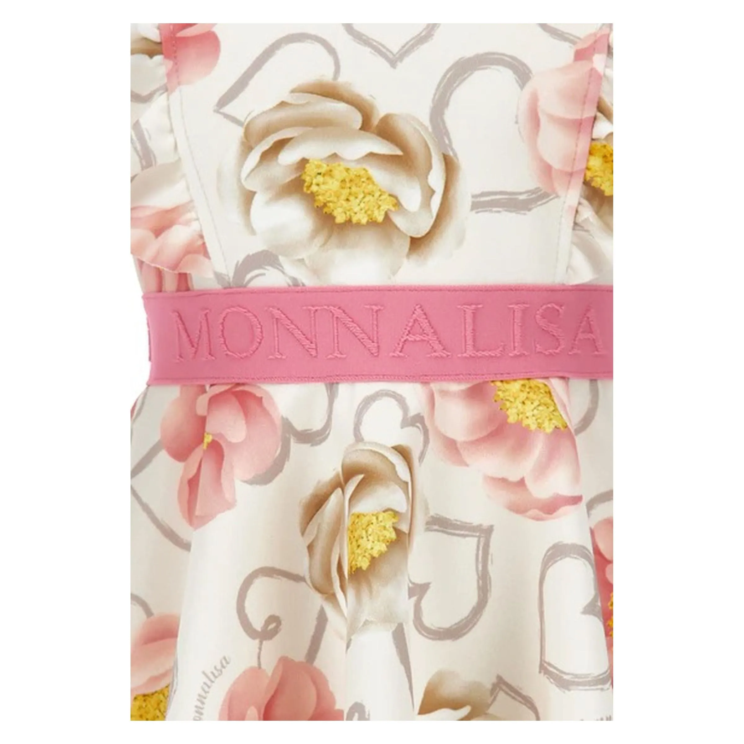 White Floral Print Dress
