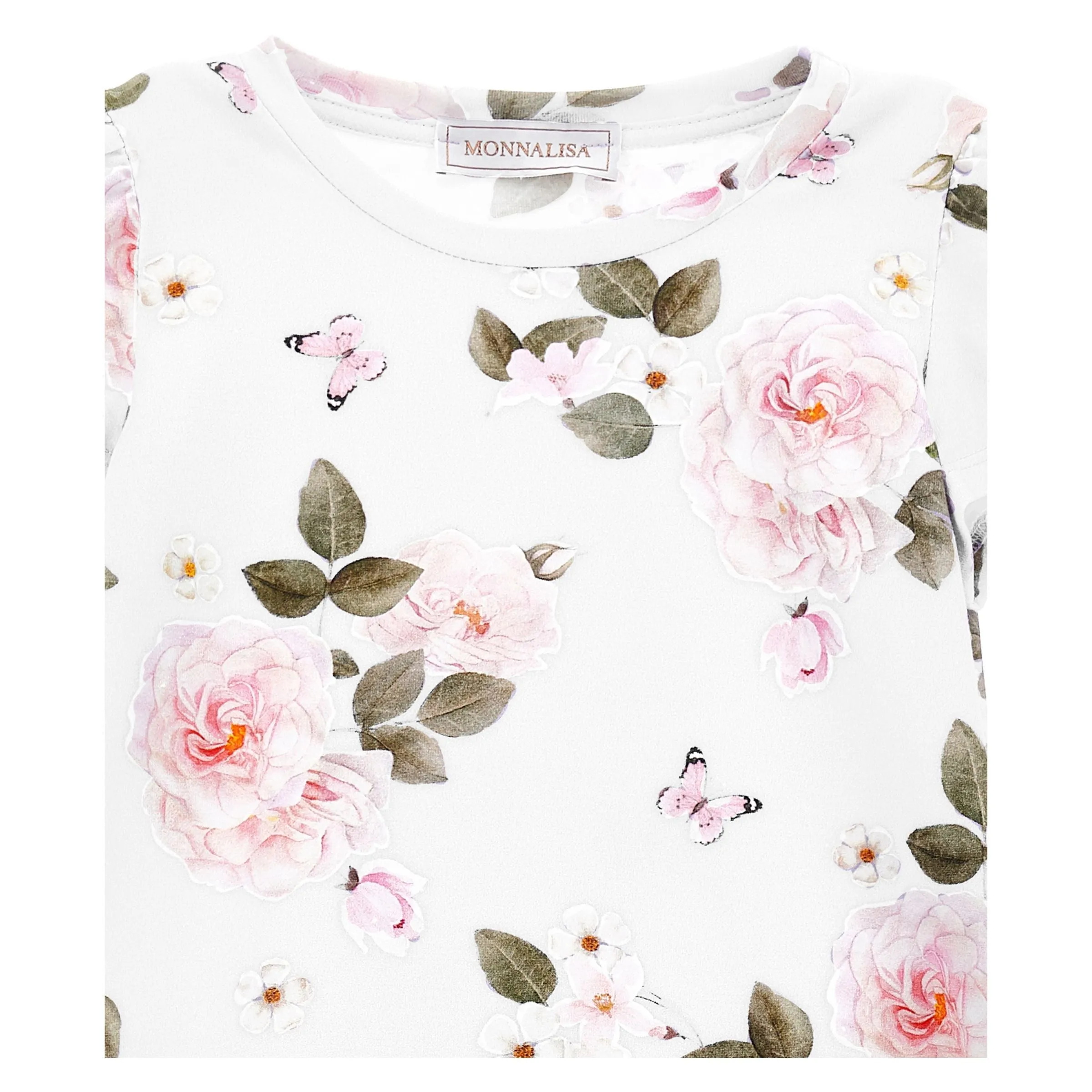 White Floral Teacup Dress